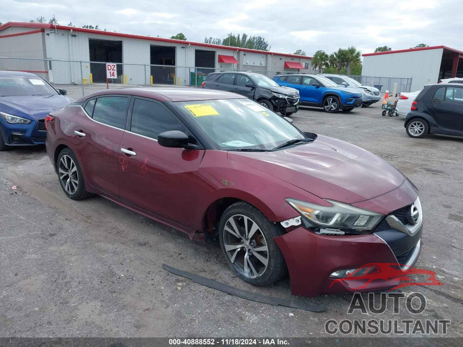 NISSAN MAXIMA 2017 - 1N4AA6AP3HC370388