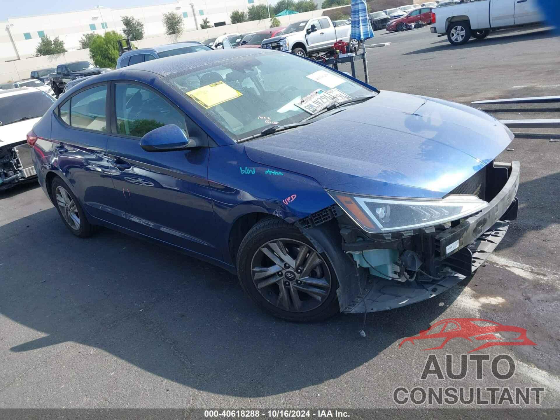 HYUNDAI ELANTRA 2020 - 5NPD84LF9LH524739
