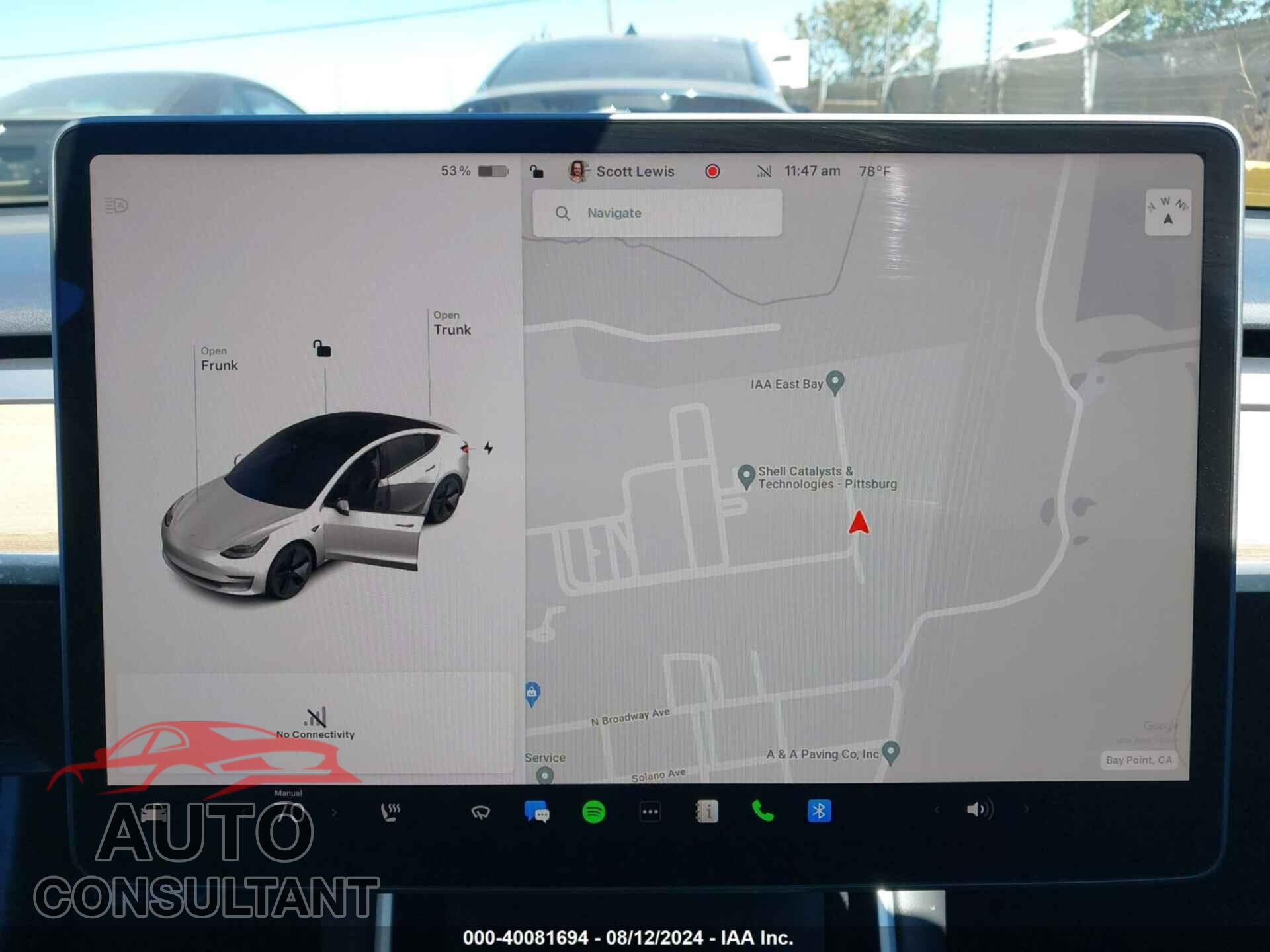 TESLA MODEL 3 2019 - 5YJ3E1EA0KF317478