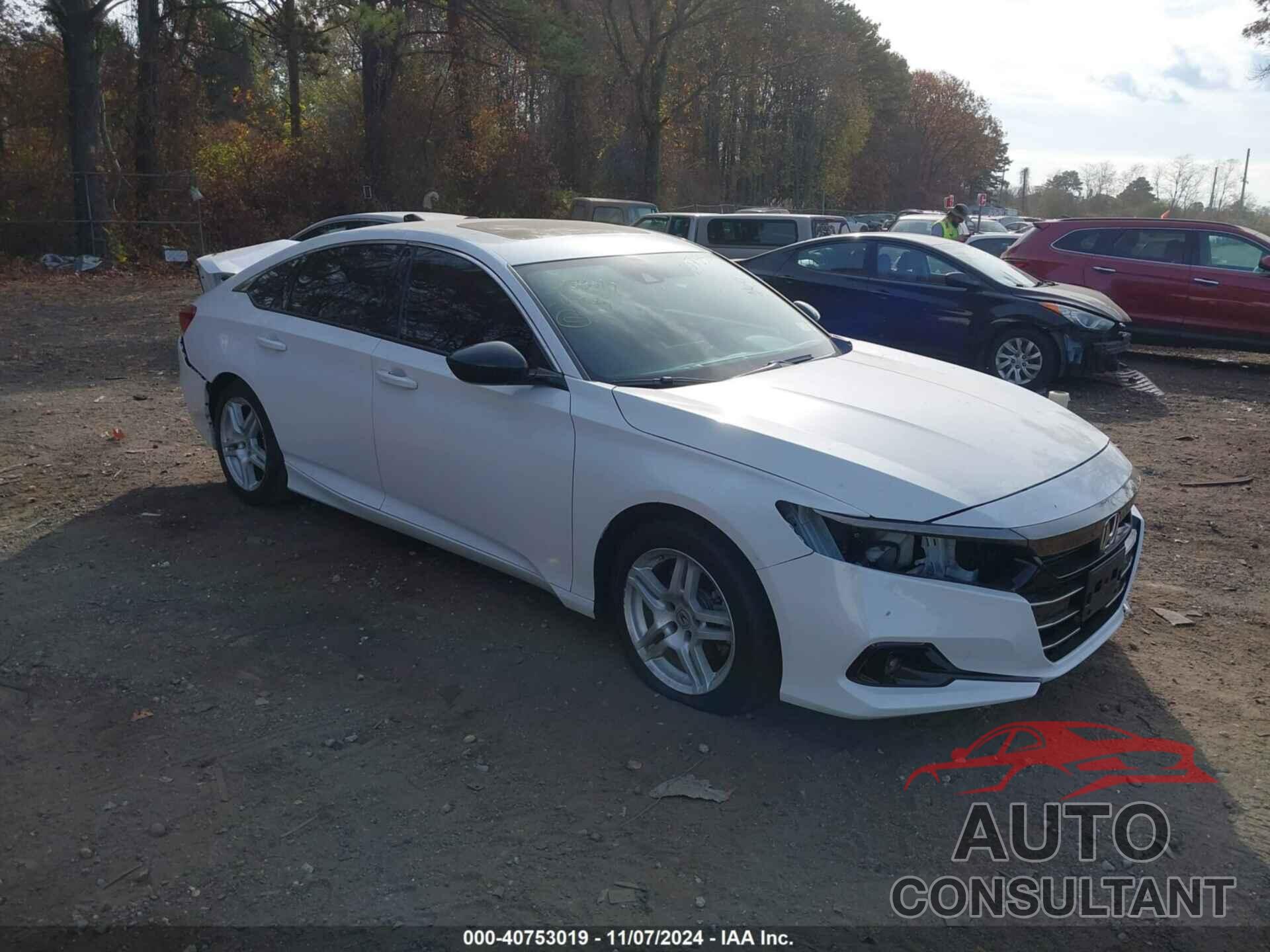 HONDA ACCORD 2021 - 1HGCV2F38MA020087