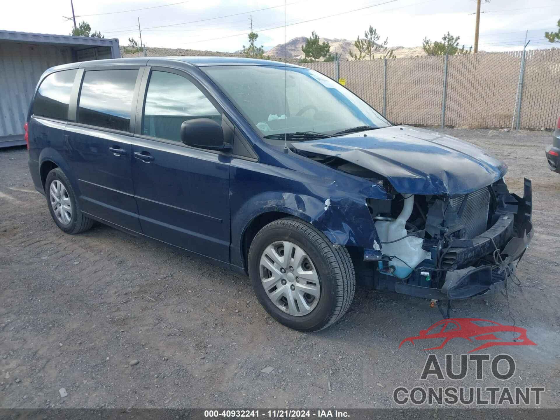 DODGE GRAND CARAVAN 2016 - 2C4RDGBG3GR122799