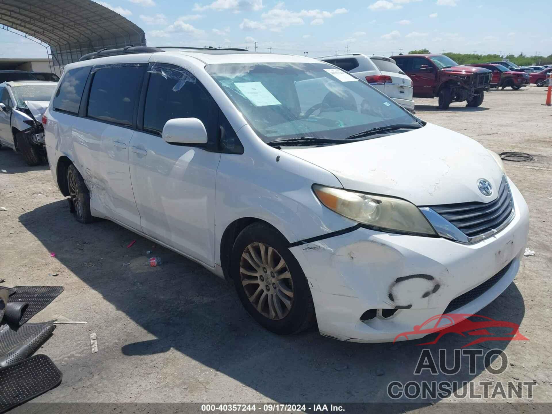 TOYOTA SIENNA 2012 - 5TDYK3DC0CS236264