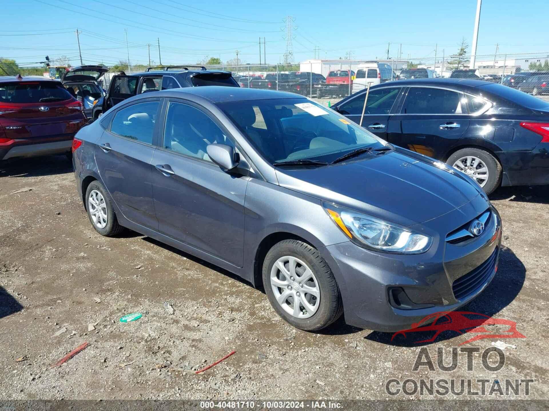 HYUNDAI ACCENT 2013 - KMHCT4AE7DU394032