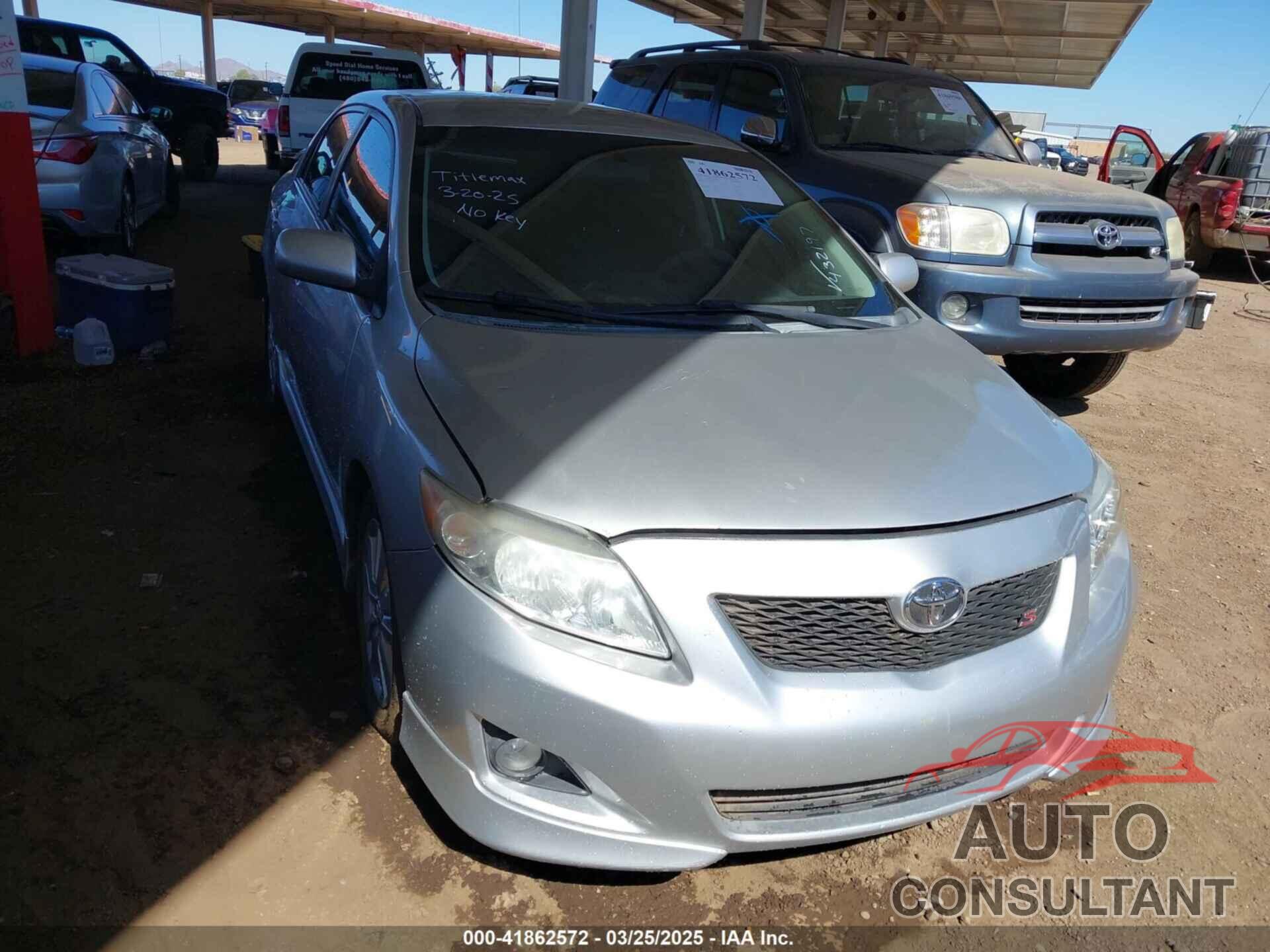 TOYOTA COROLLA 2010 - 2T1BU4EE0AC432197