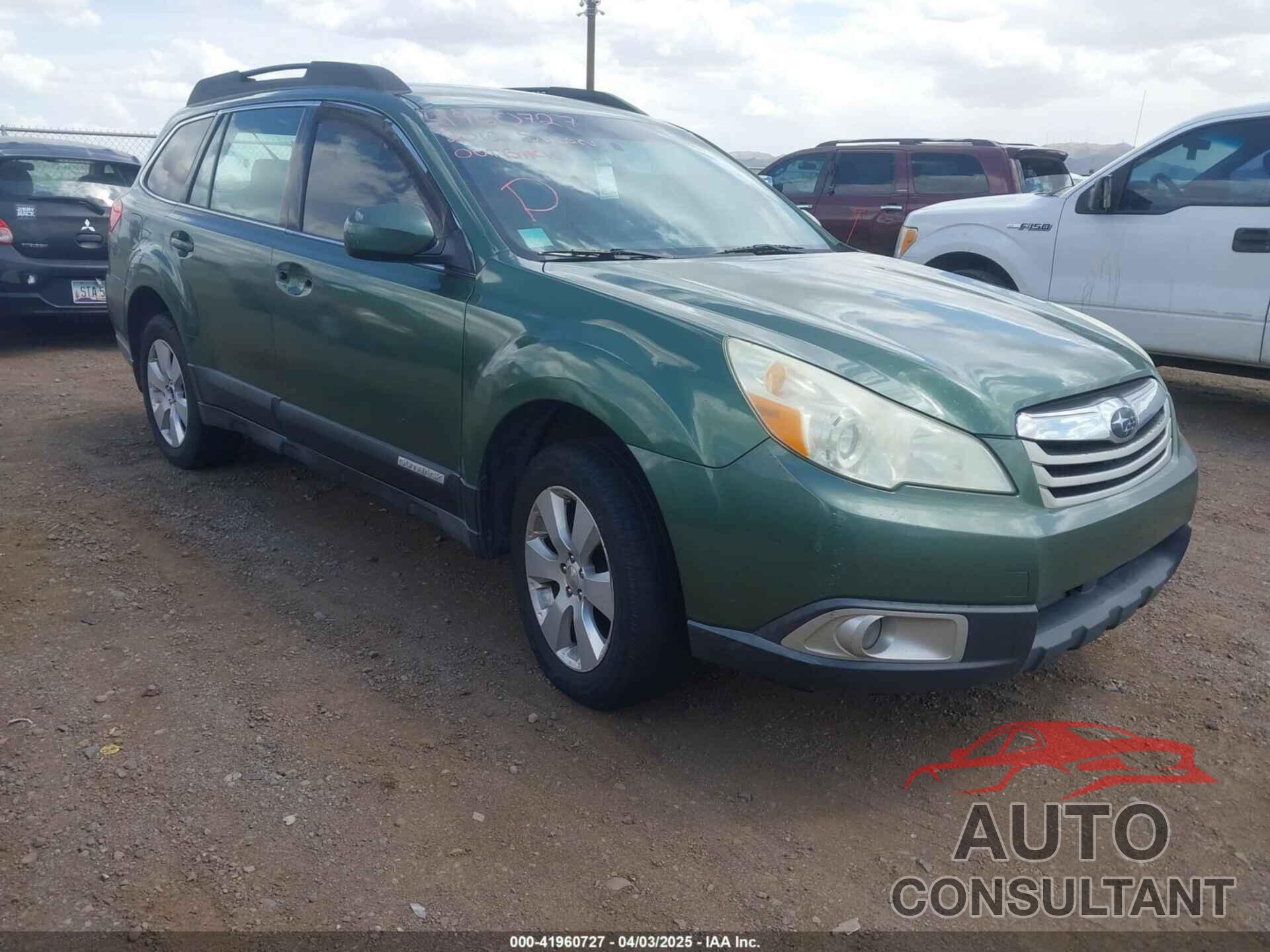SUBARU OUTBACK 2012 - 4S4BRCAC4C3223990