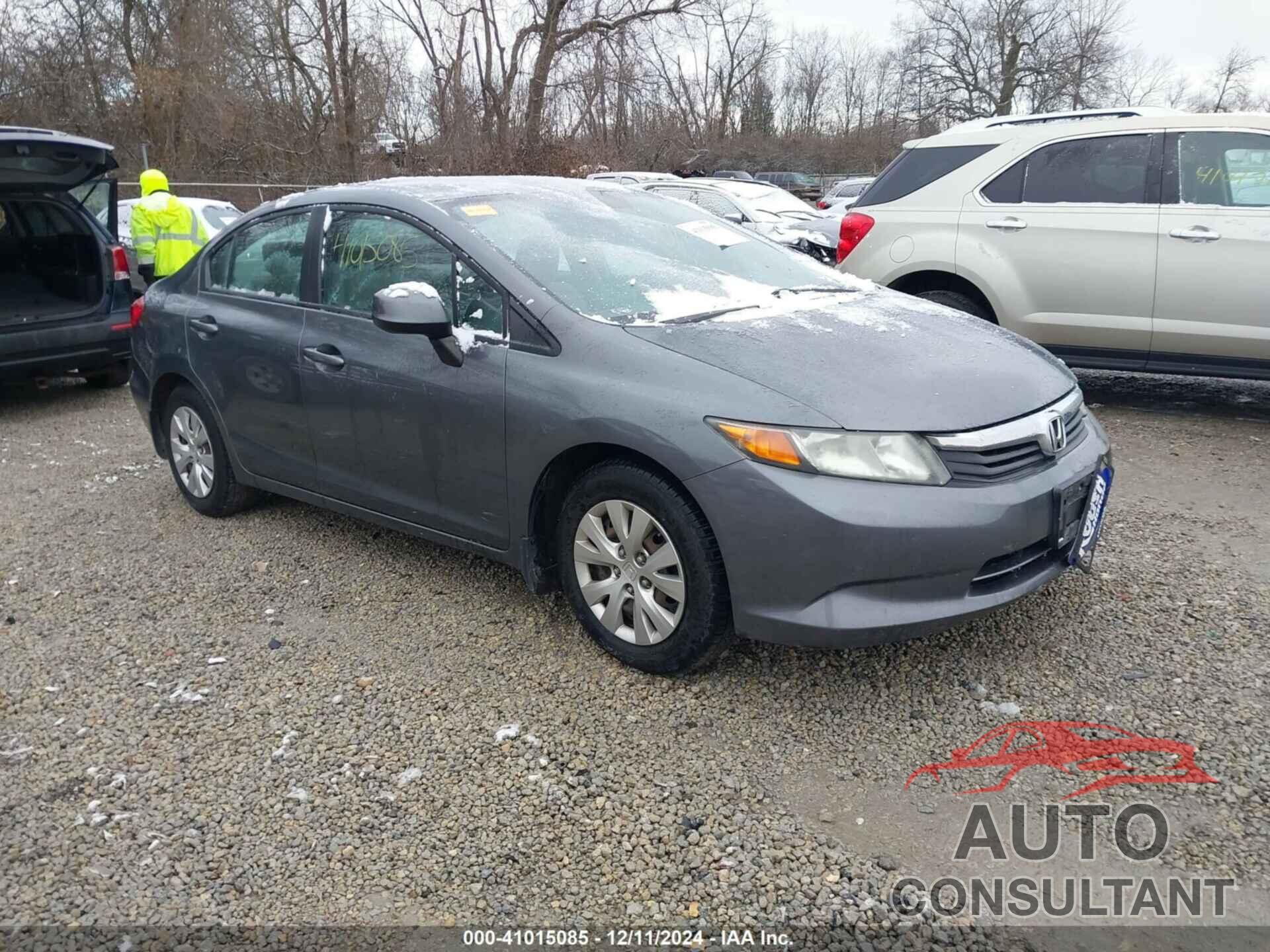 HONDA CIVIC 2012 - 19XFB2E51CE068498