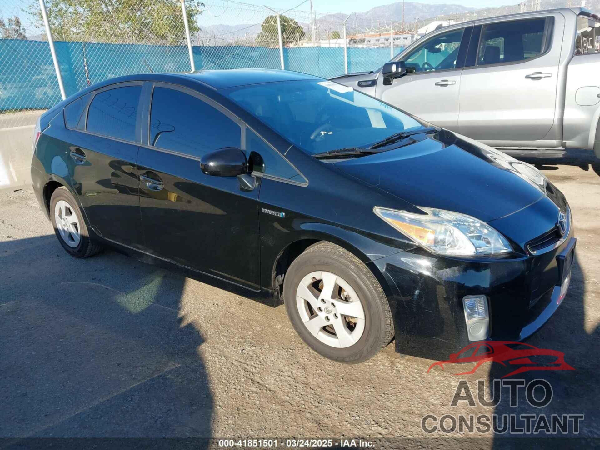 TOYOTA PRIUS 2011 - JTDKN3DU2B0253302