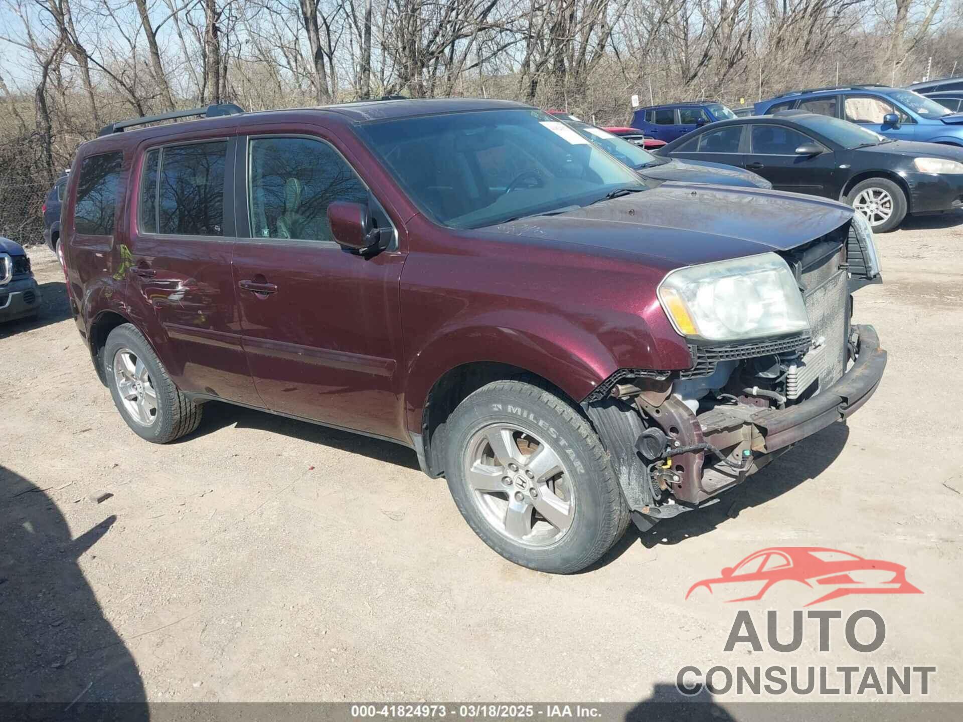HONDA PILOT 2009 - 5FNYF48549B004253