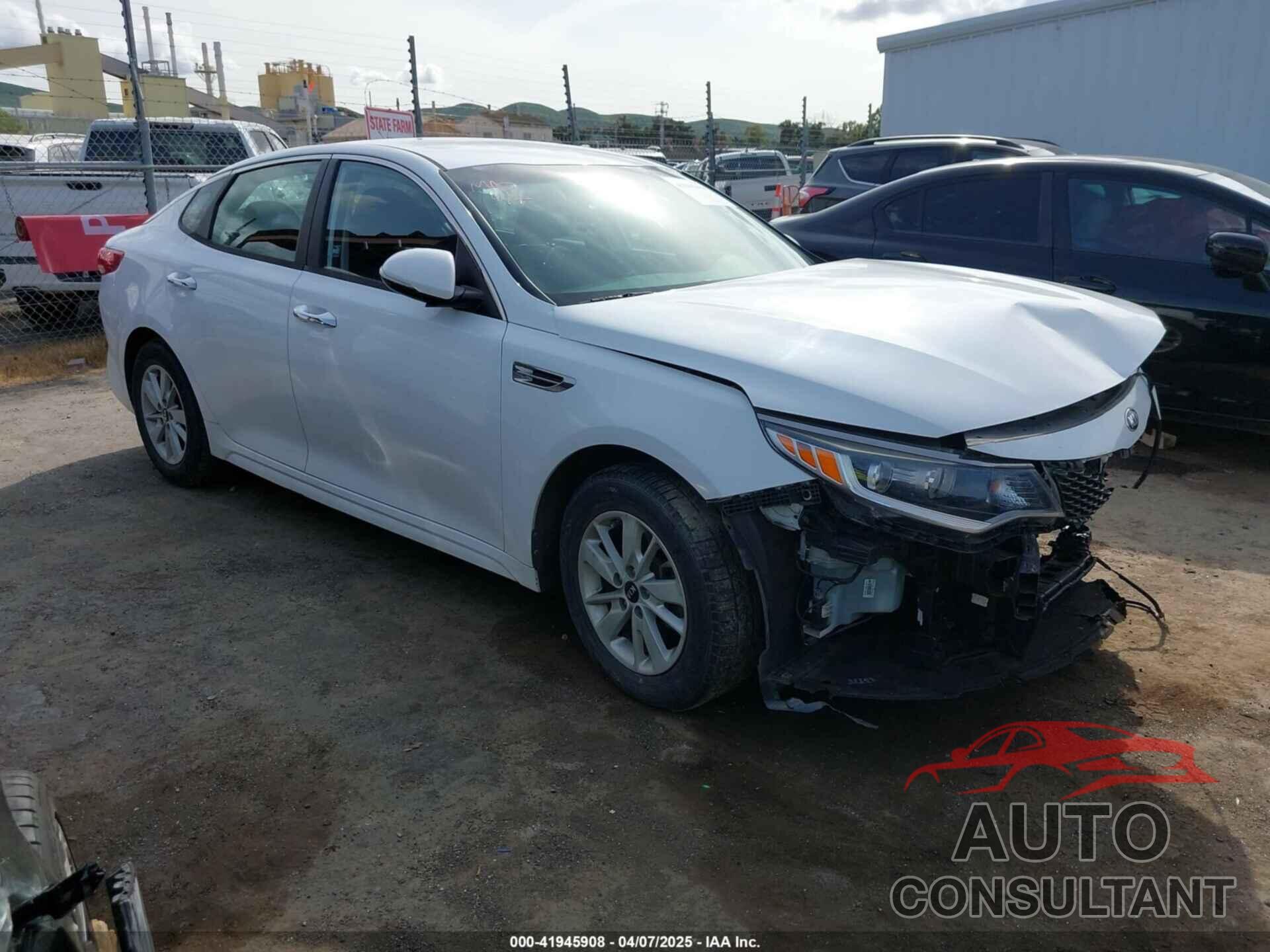 KIA OPTIMA 2016 - 5XXGT4L31GG111104