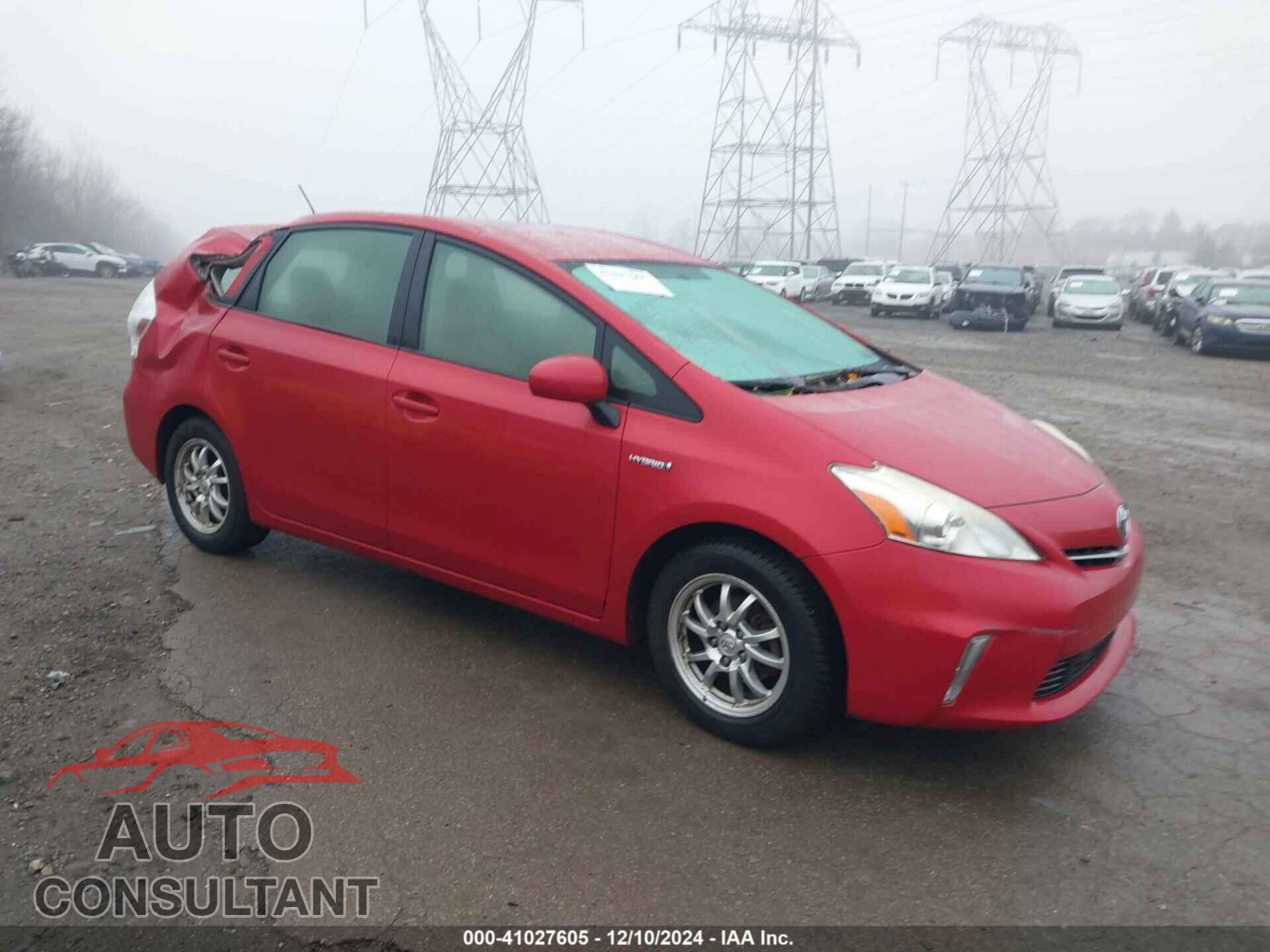 TOYOTA PRIUS V 2012 - JTDZN3EU3C3052182