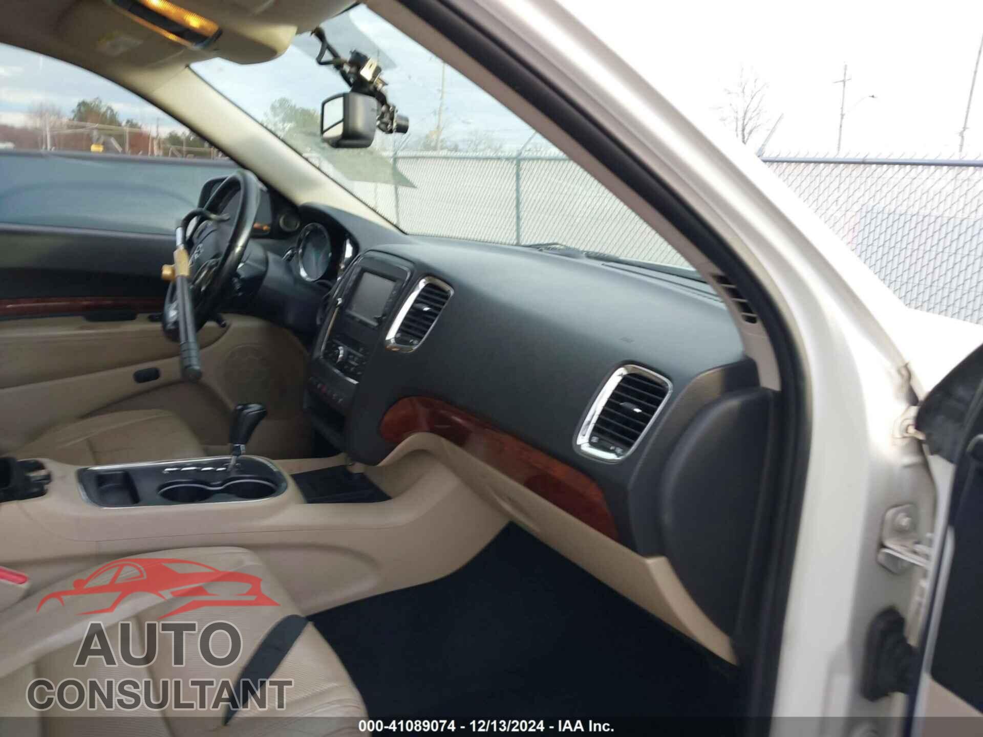 DODGE DURANGO 2012 - 1C4SDHETXCC361284