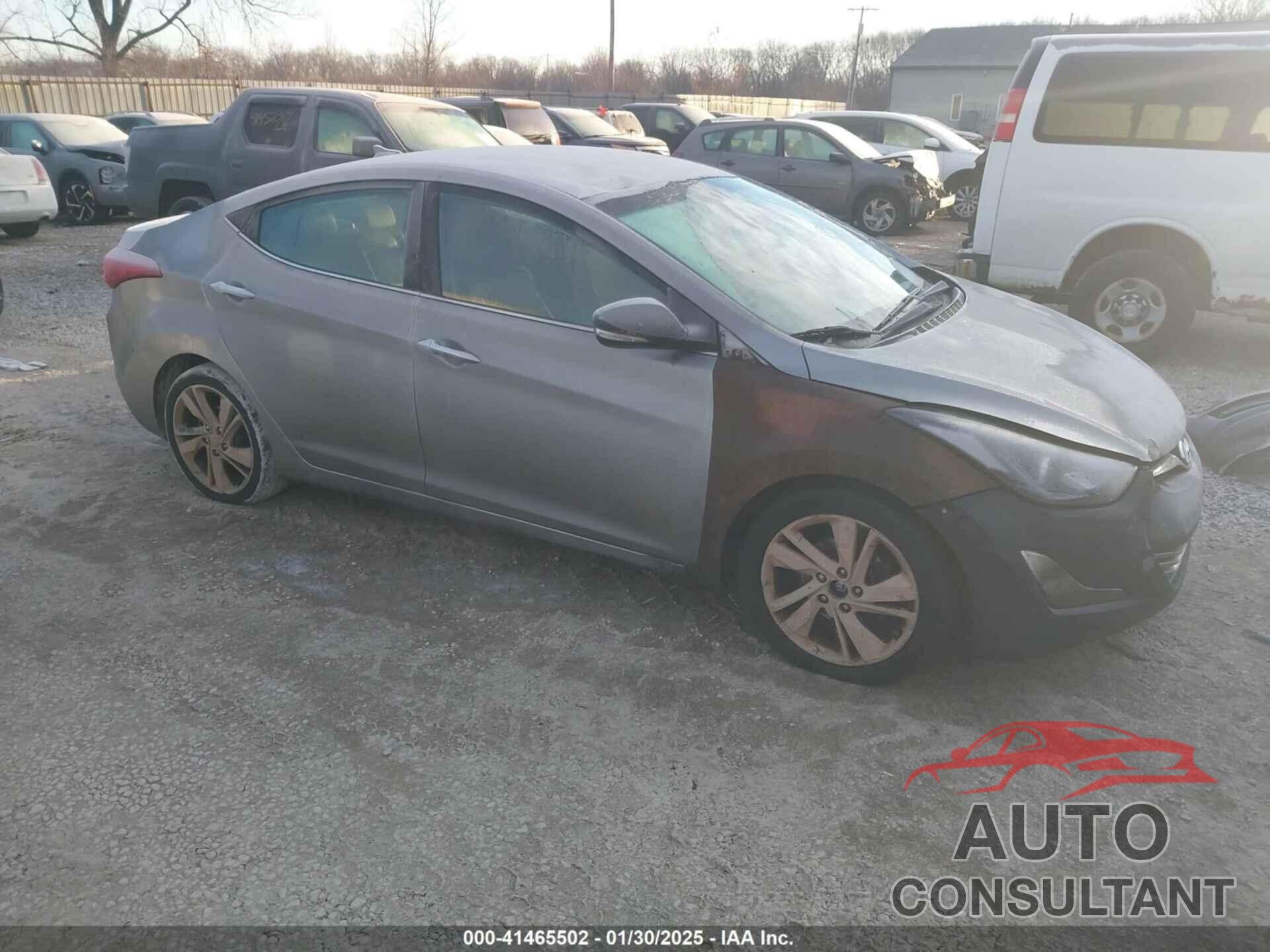 HYUNDAI ELANTRA 2014 - KMHDH4AE7EU161288