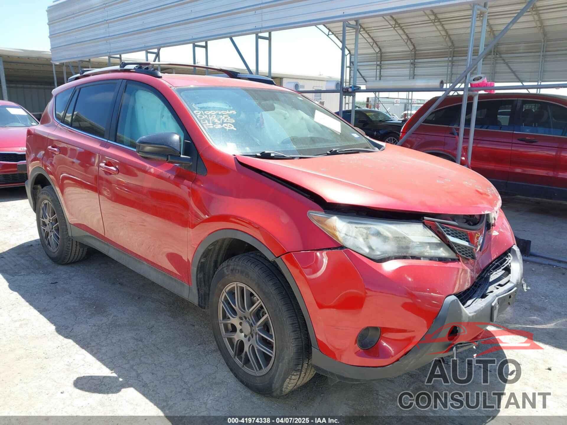TOYOTA RAV4 2014 - 2T3ZFREV8EW096235
