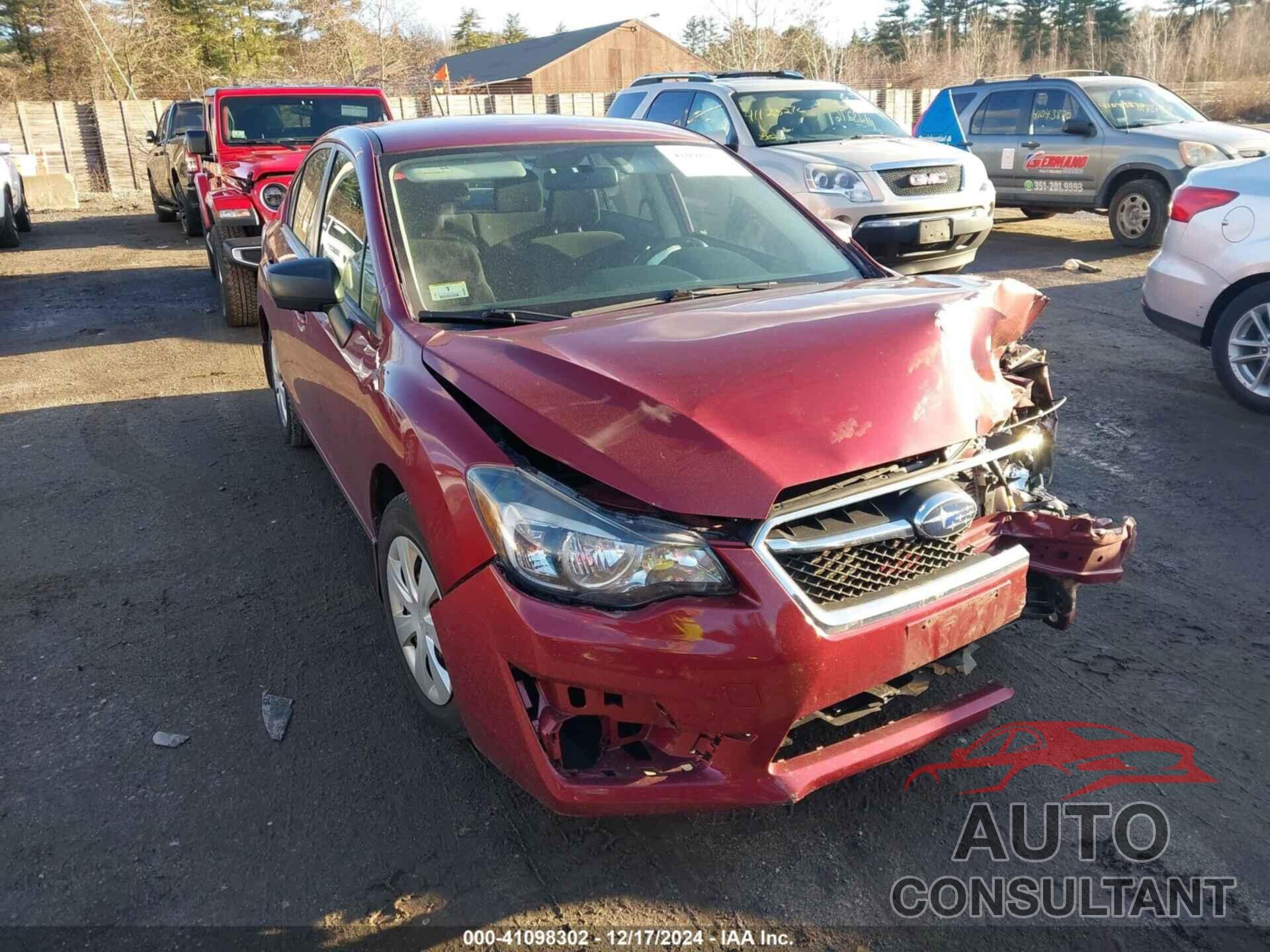SUBARU IMPREZA 2016 - JF1GJAA69GH022861