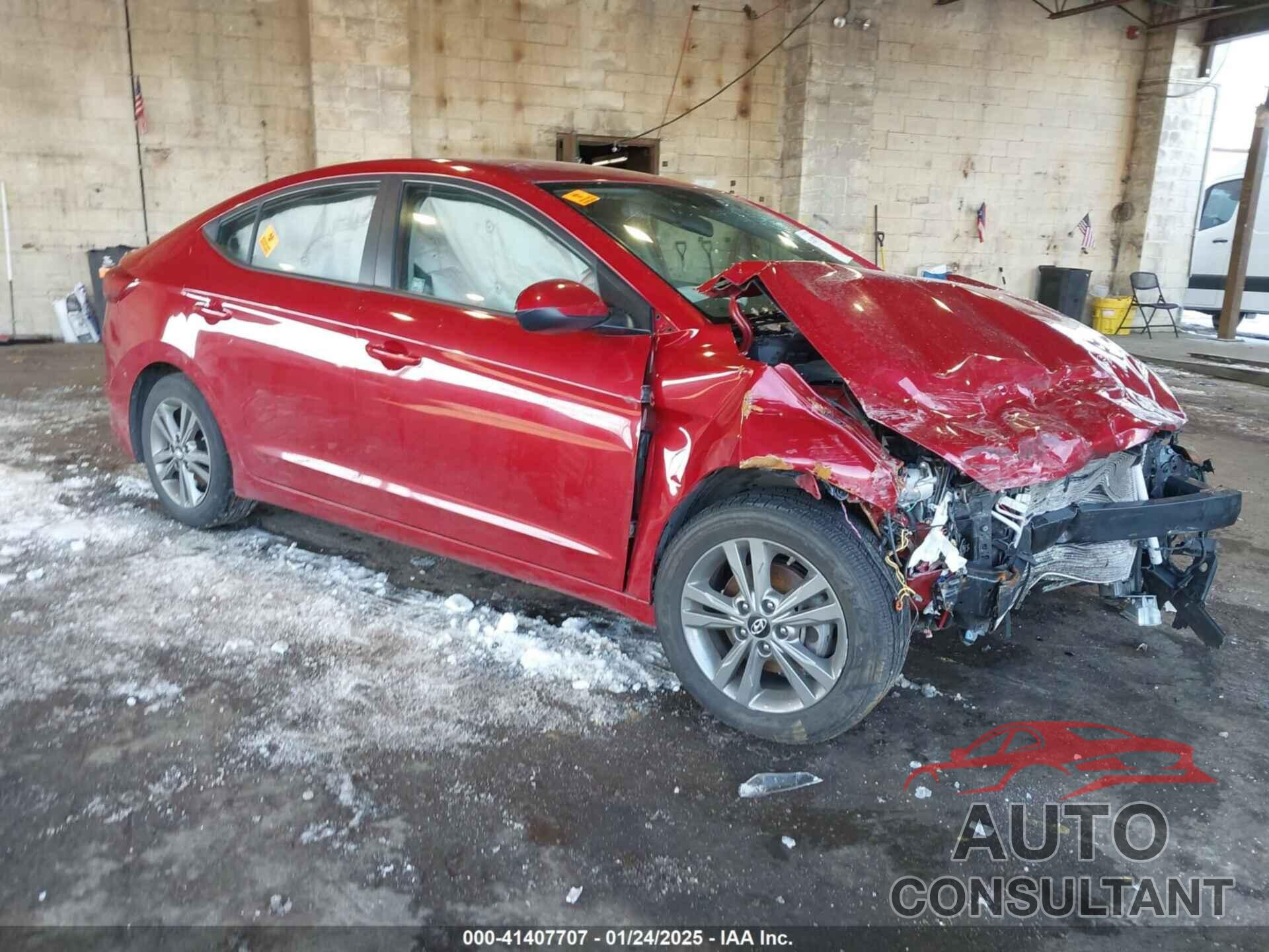 HYUNDAI ELANTRA 2018 - 5NPD84LF0JH327116