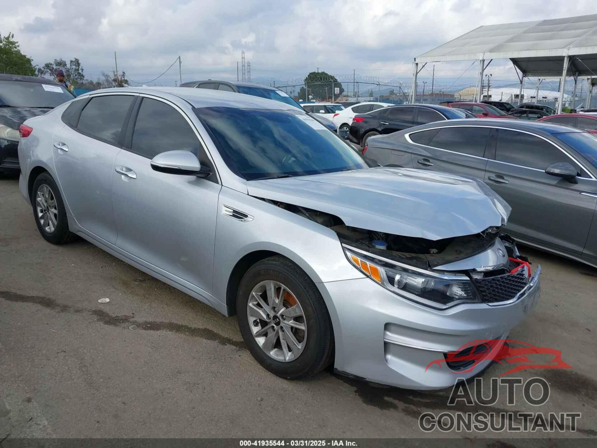 KIA OPTIMA 2016 - KNAGT4L36G5108717