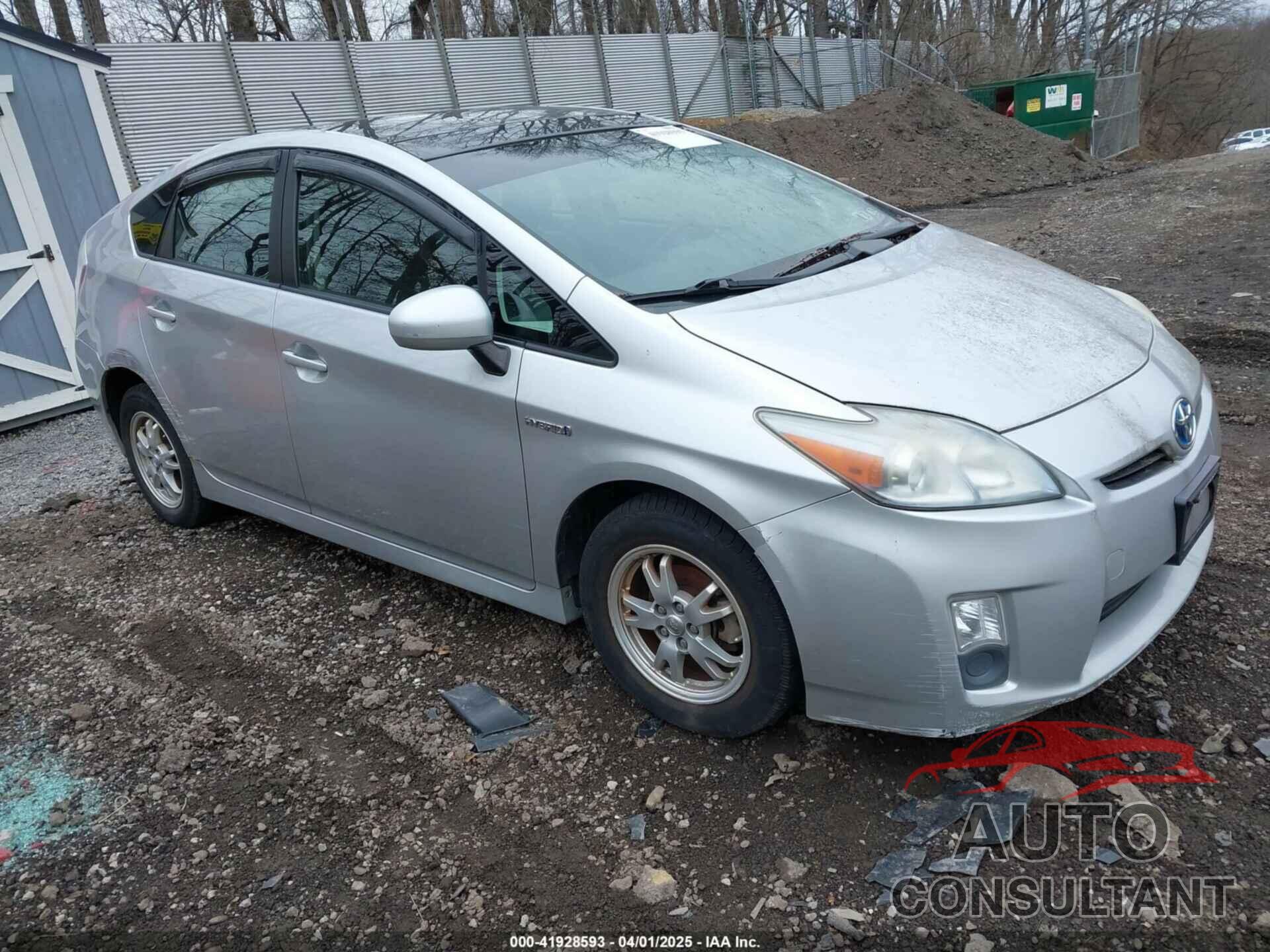 TOYOTA PRIUS 2011 - JTDKN3DU9B5315846