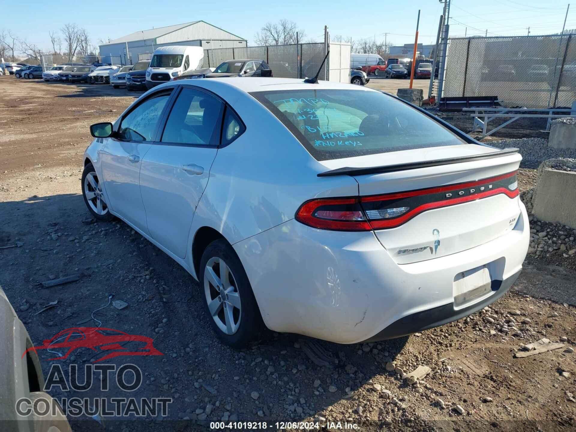 DODGE DART 2016 - 1C3CDFBB0GD544122