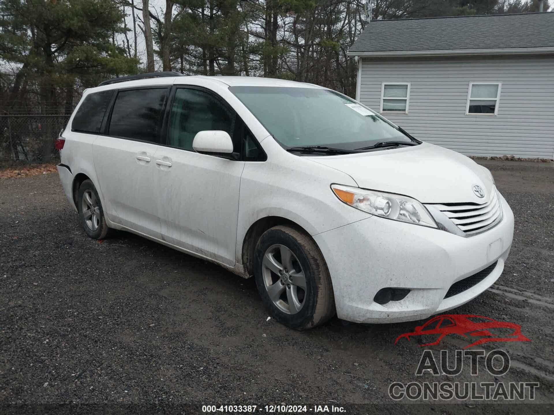 TOYOTA SIENNA 2015 - 5TDKK3DC0FS575018