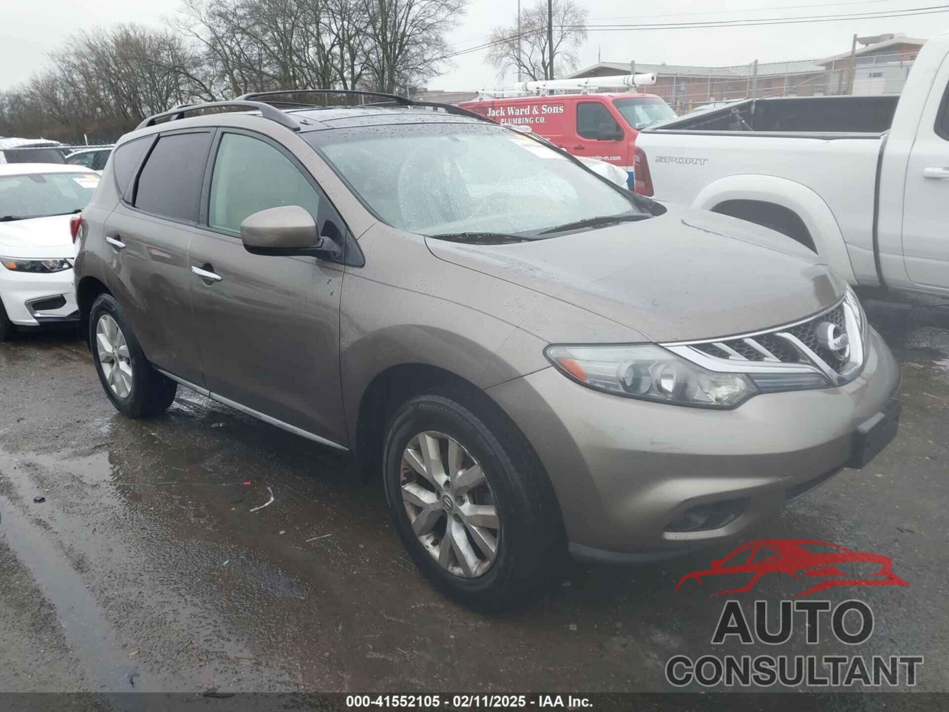 NISSAN MURANO 2011 - JN8AZ1MU1BW054649