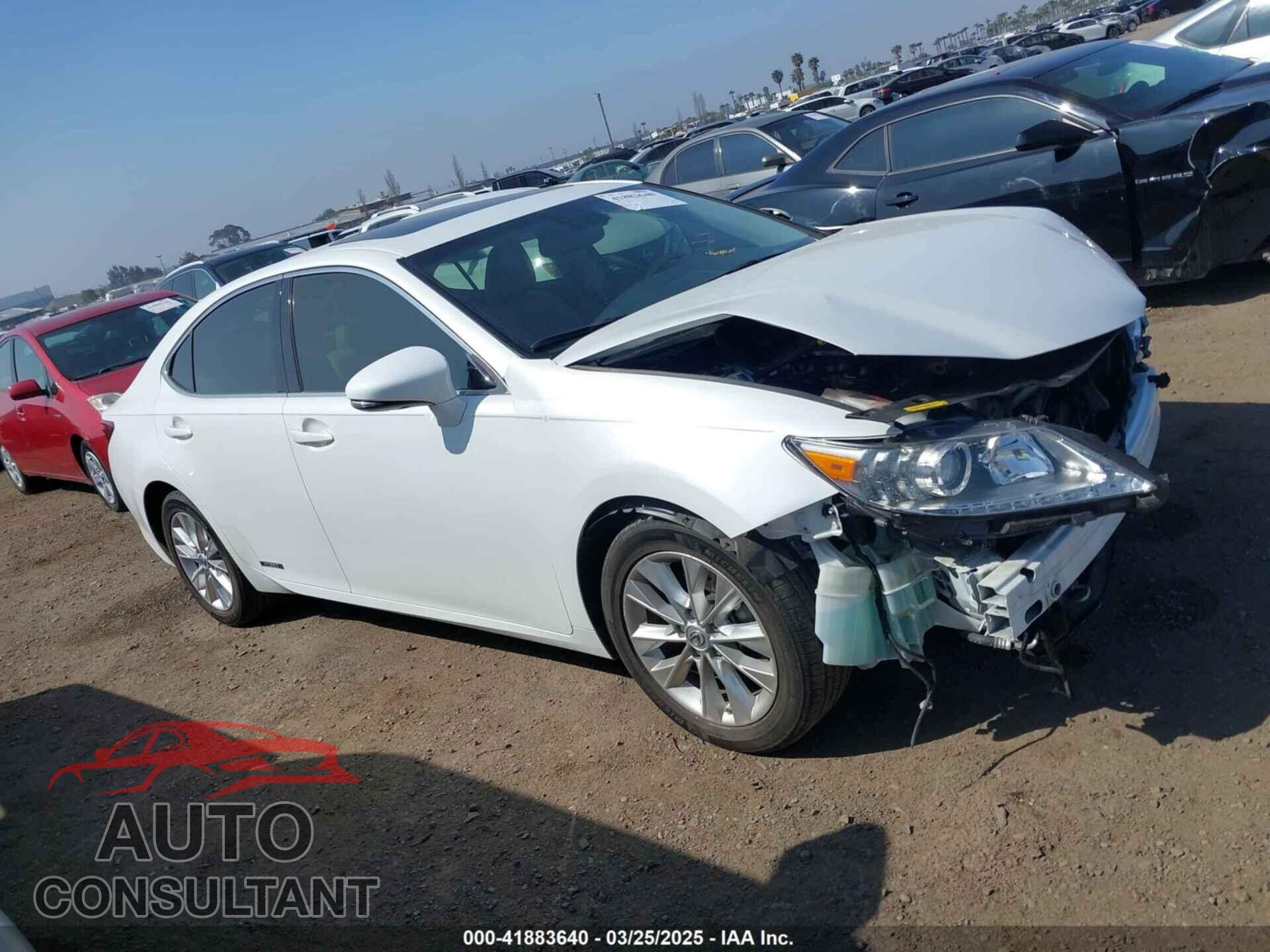 LEXUS ES 300H 2013 - JTHBW1GG0D2008933