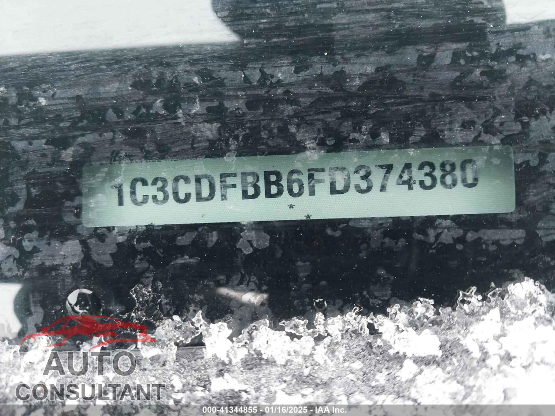 DODGE DART 2015 - 1C3CDFBB6FD374380
