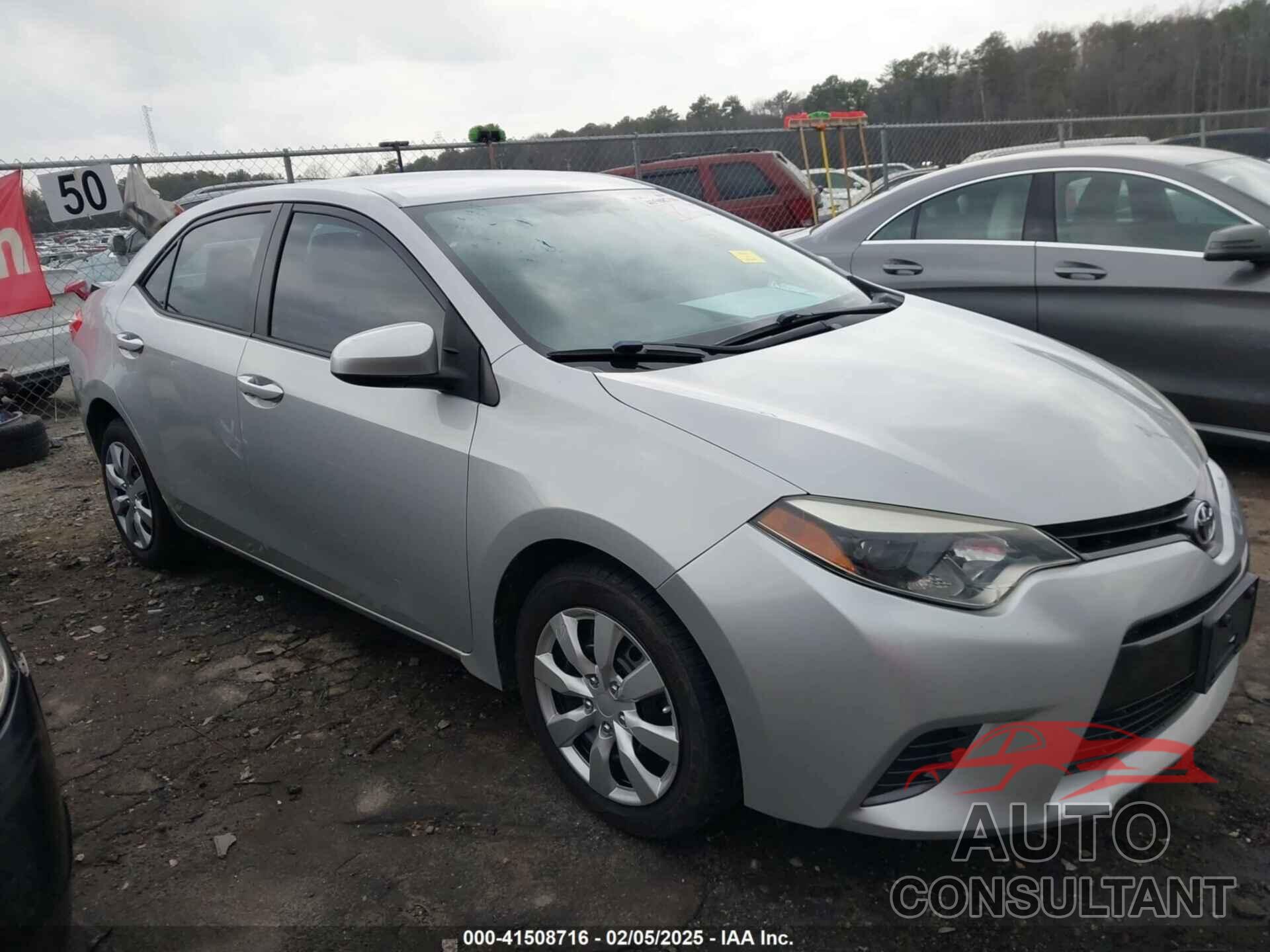 TOYOTA COROLLA 2015 - 2T1BURHE2FC416602