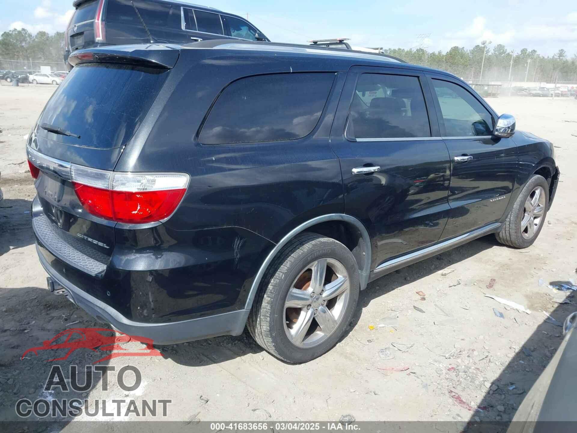 DODGE DURANGO 2012 - 1C4RDHEG3CC266860