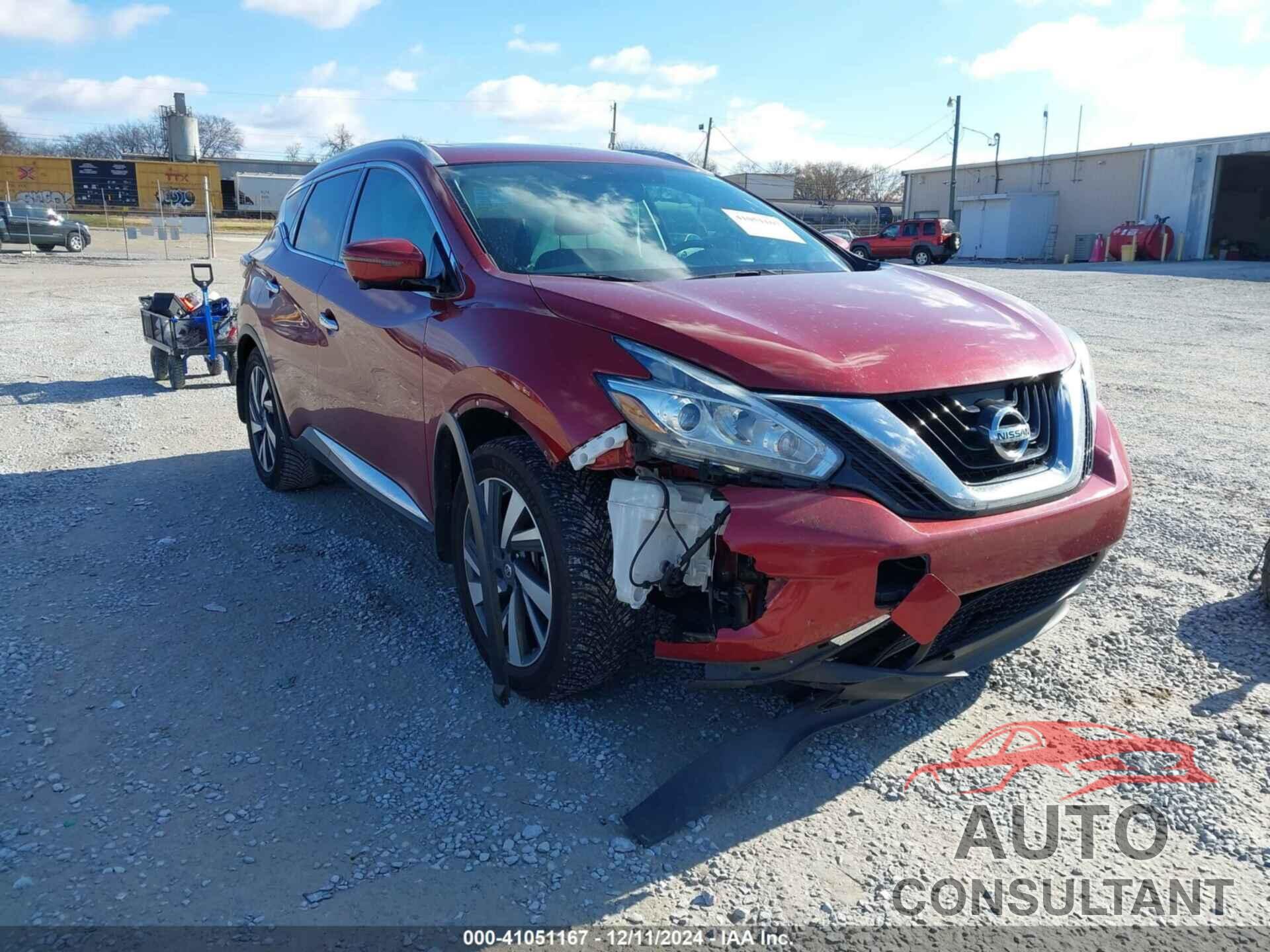 NISSAN MURANO 2018 - 5N1AZ2MG5JN180542