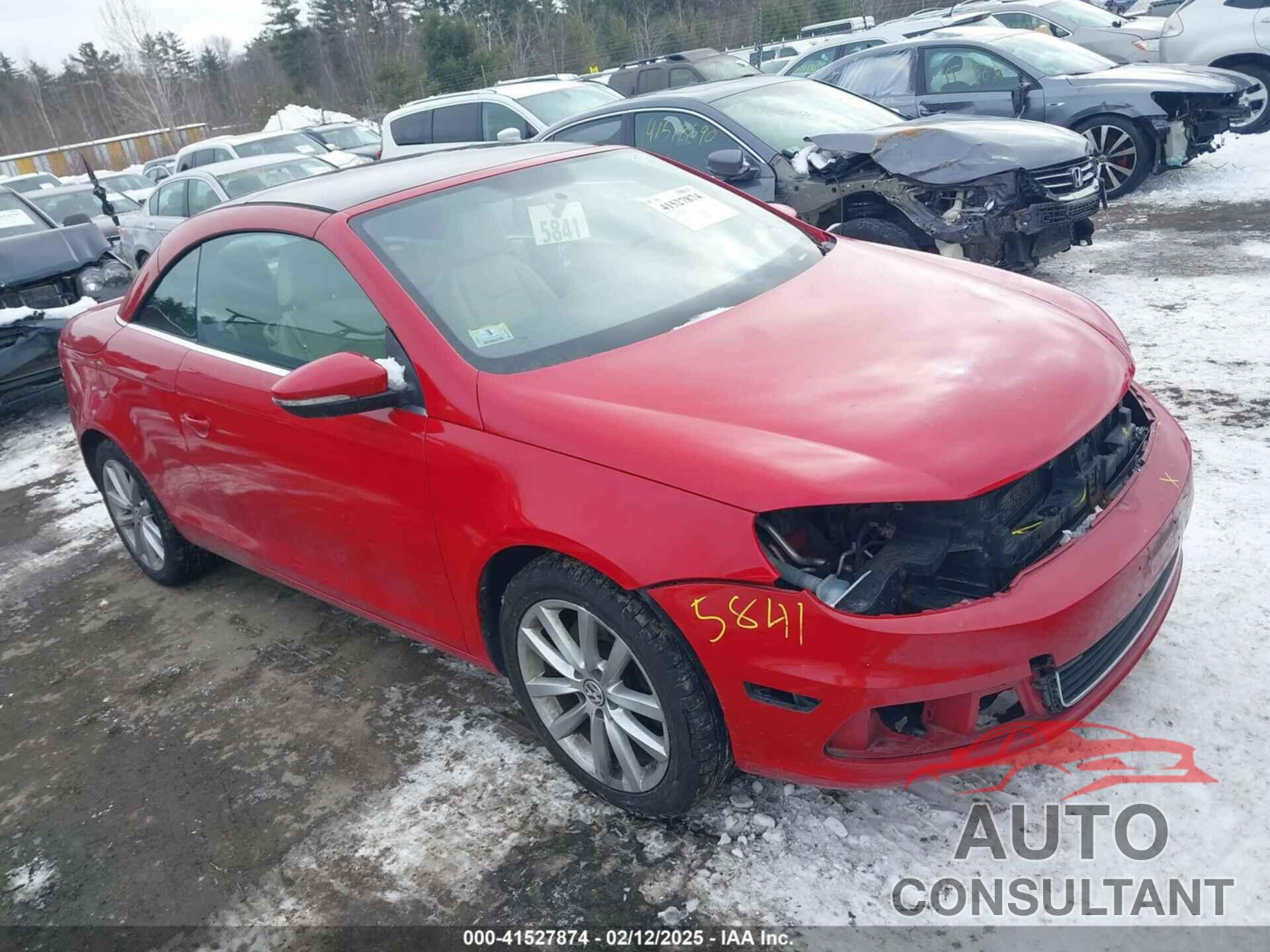 VOLKSWAGEN EOS 2013 - WVWBW8AH4DV006709