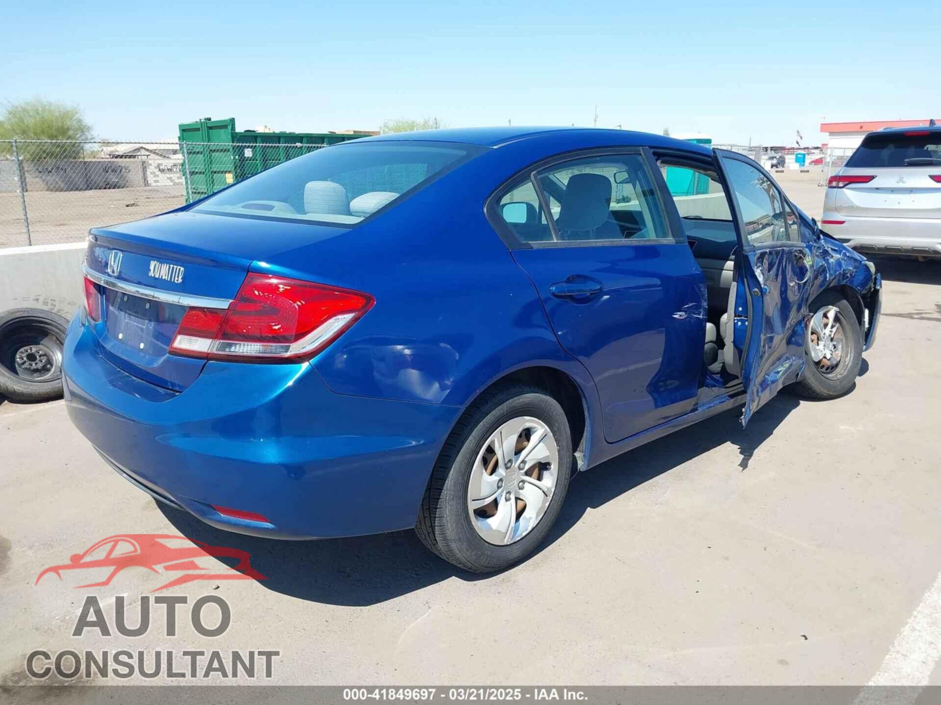 HONDA CIVIC 2014 - 19XFB2F58EE260616
