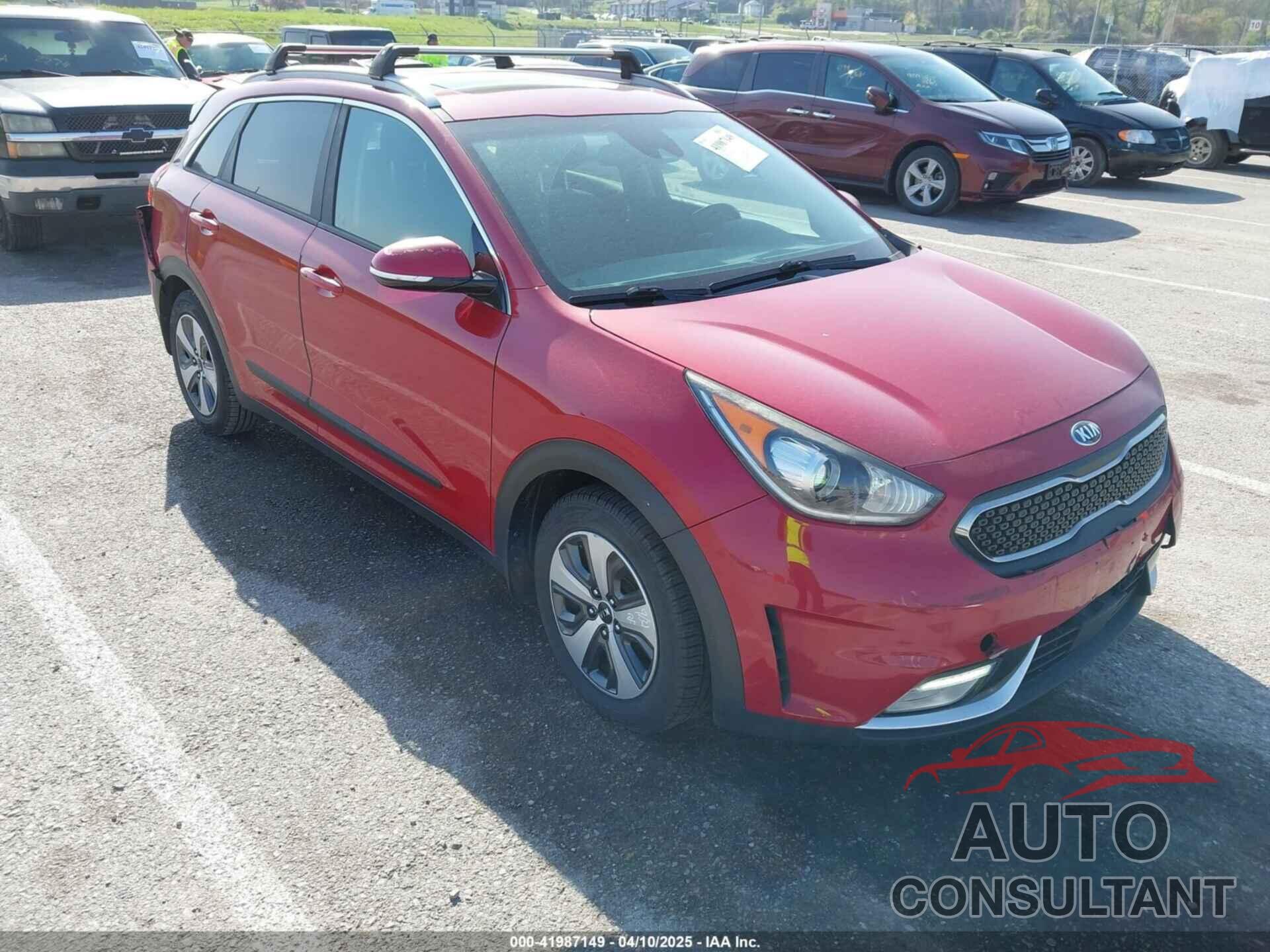 KIA NIRO 2017 - KNDCC3LC5H5060124
