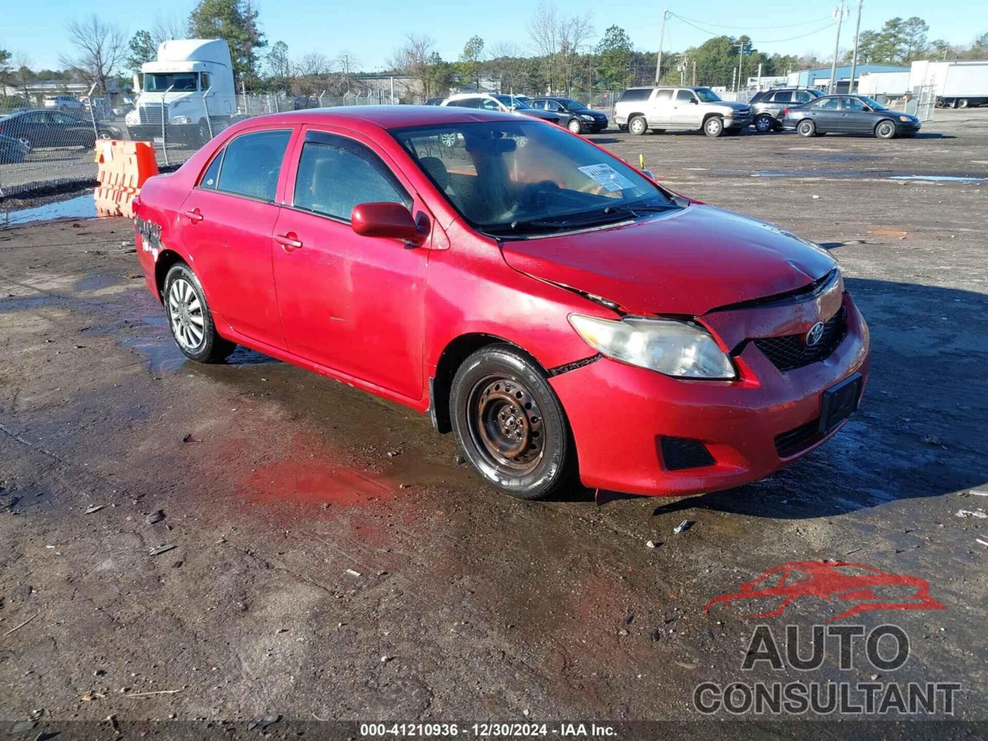 TOYOTA COROLLA 2009 - JTDBL40E99J004929