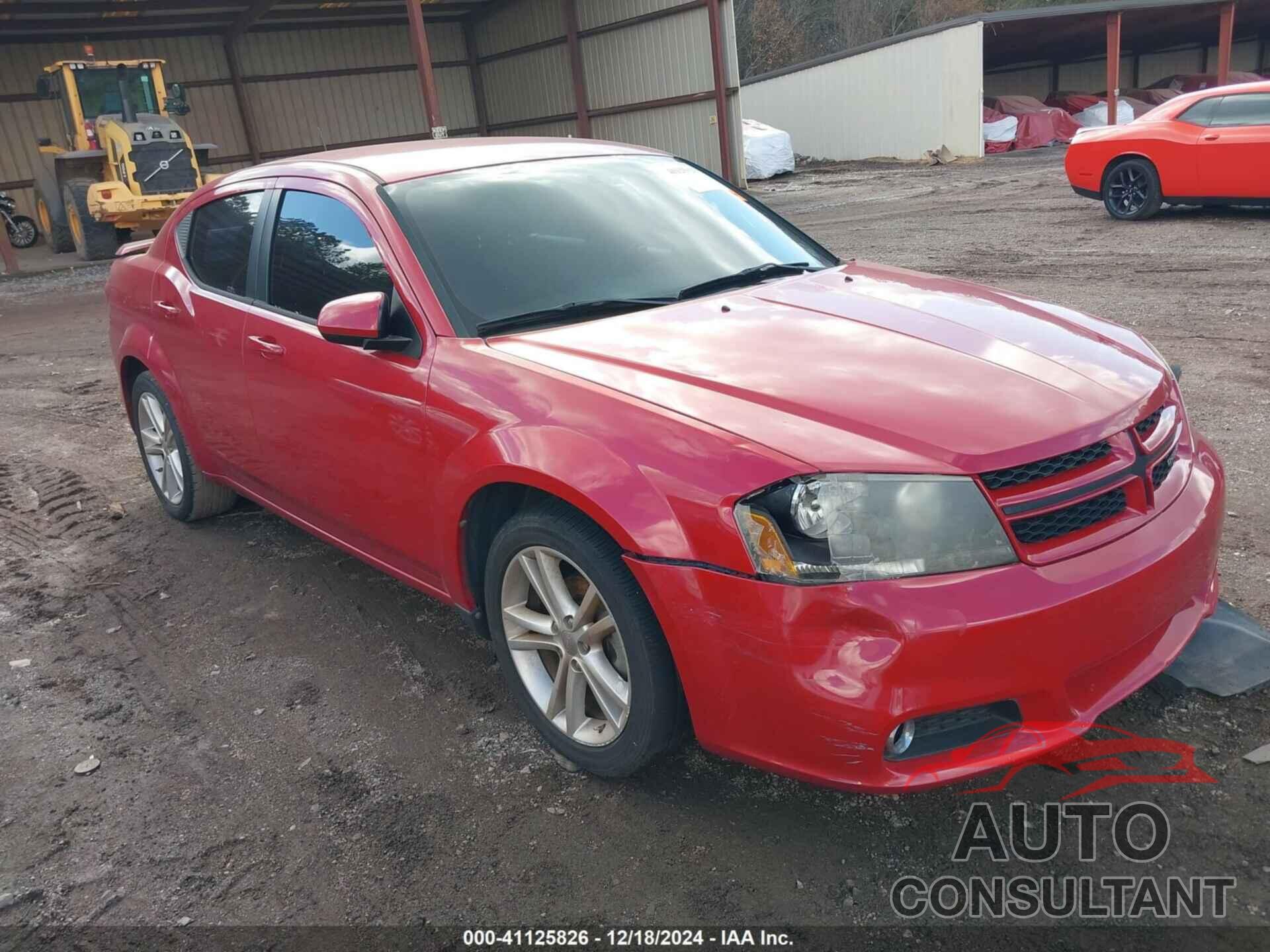DODGE AVENGER 2013 - 1C3CDZCB4DN615781