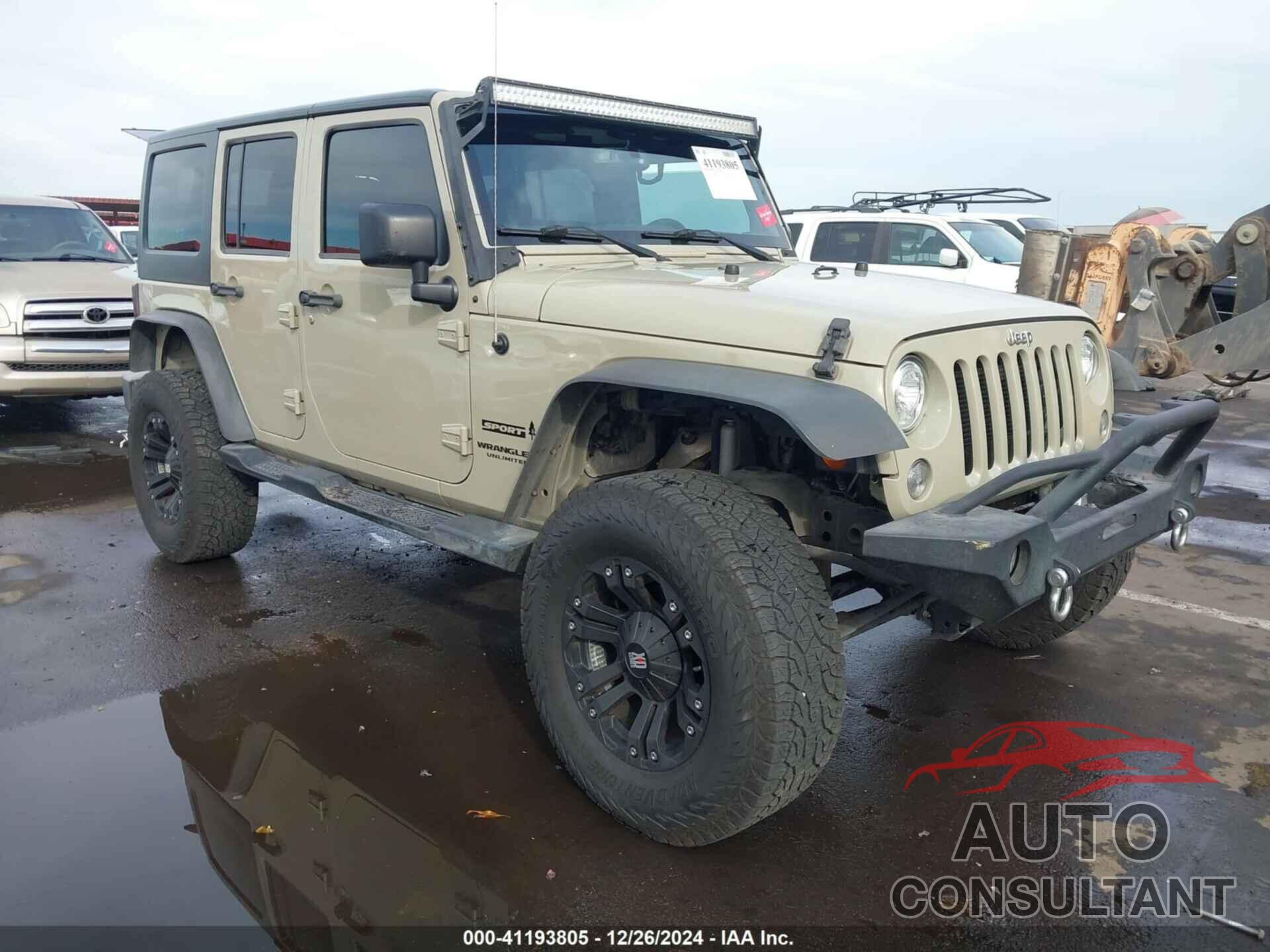 JEEP WRANGLER UNLIMITED 2017 - 1C4BJWDG9HL607797