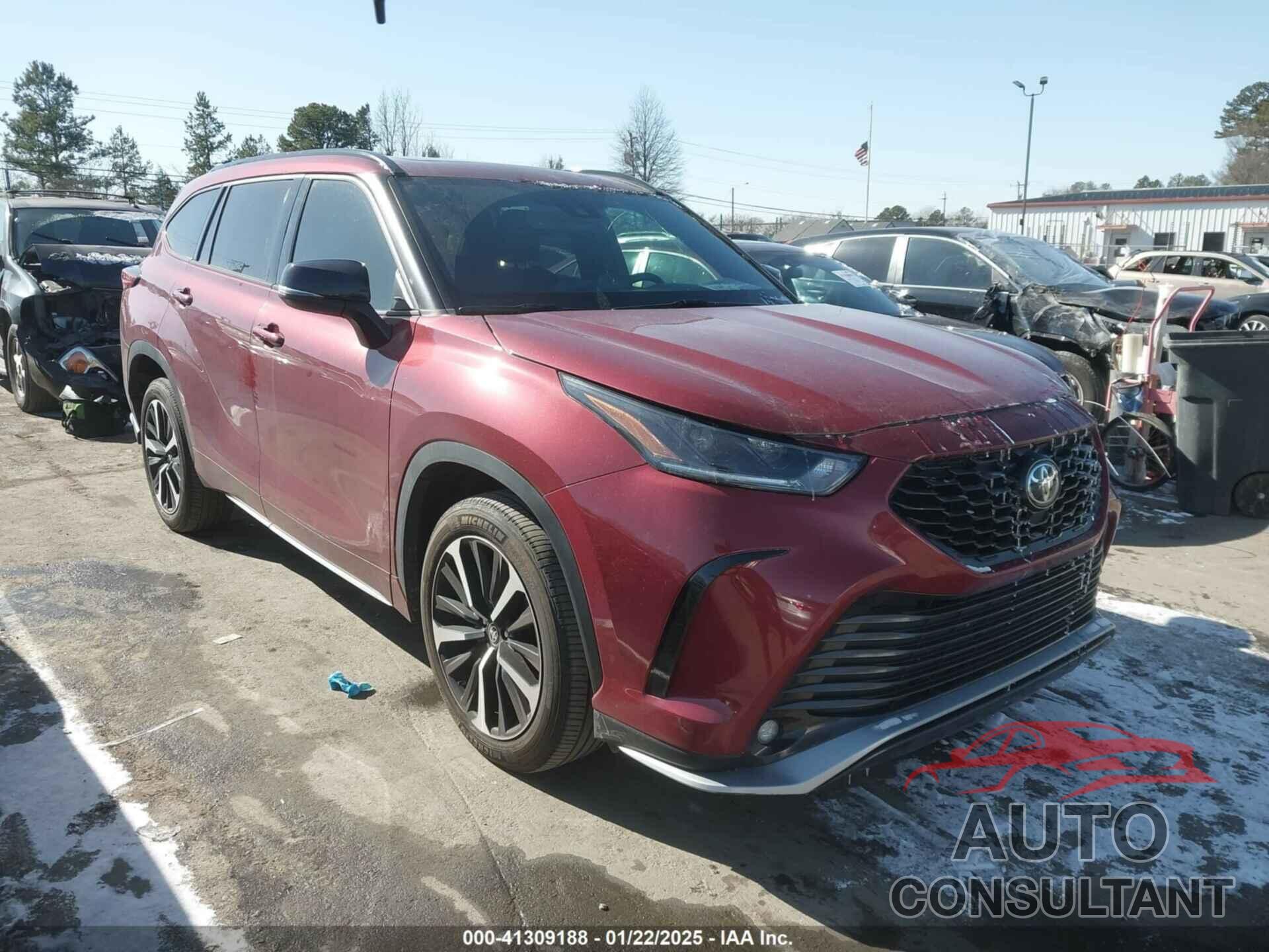 TOYOTA HIGHLANDER 2021 - 5TDLZRBH5MS075323
