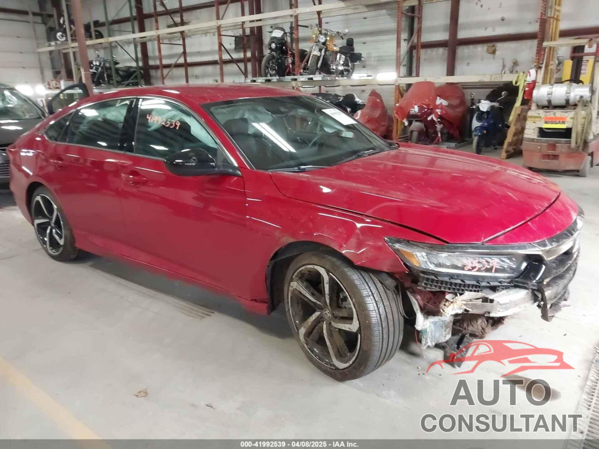 HONDA ACCORD 2022 - 1HGCV1F38NA058401
