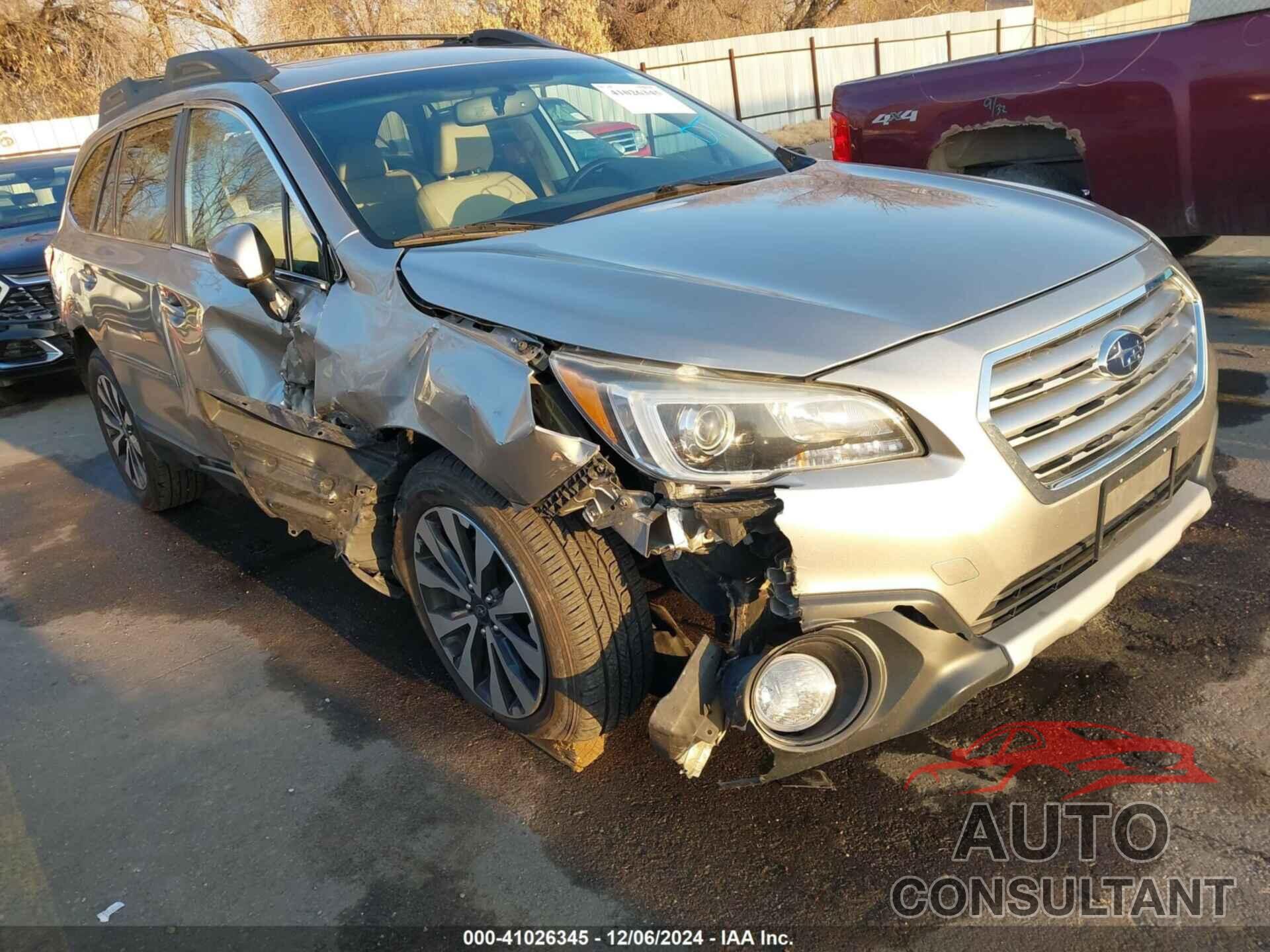 SUBARU OUTBACK 2015 - 4S4BSBLC1F3351622