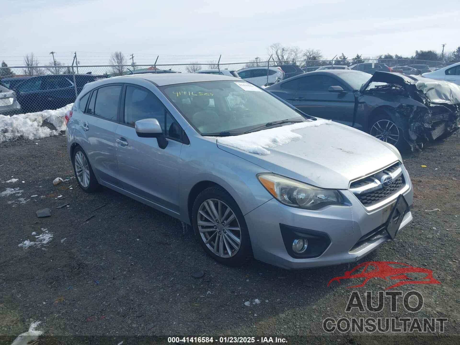 SUBARU IMPREZA 2012 - JF1GPAG6XCH223085