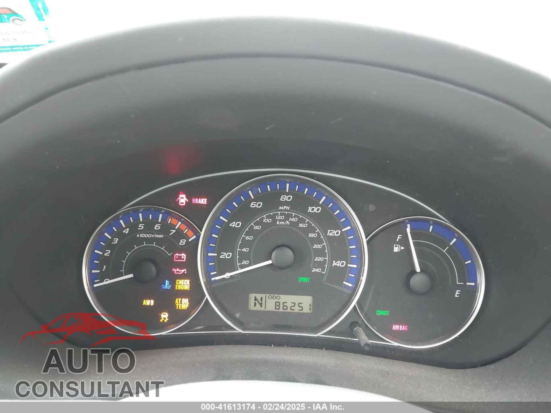 SUBARU FORESTER 2011 - JF2SHAFC8BH752012