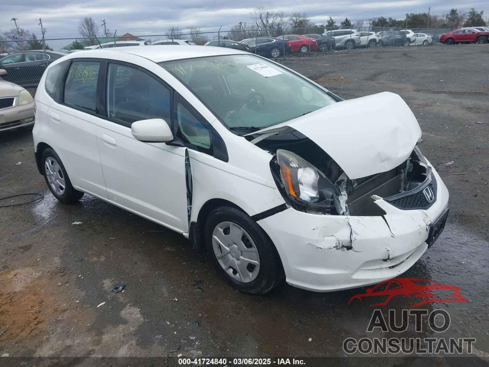 HONDA FIT 2013 - JHMGE8H34DC061660