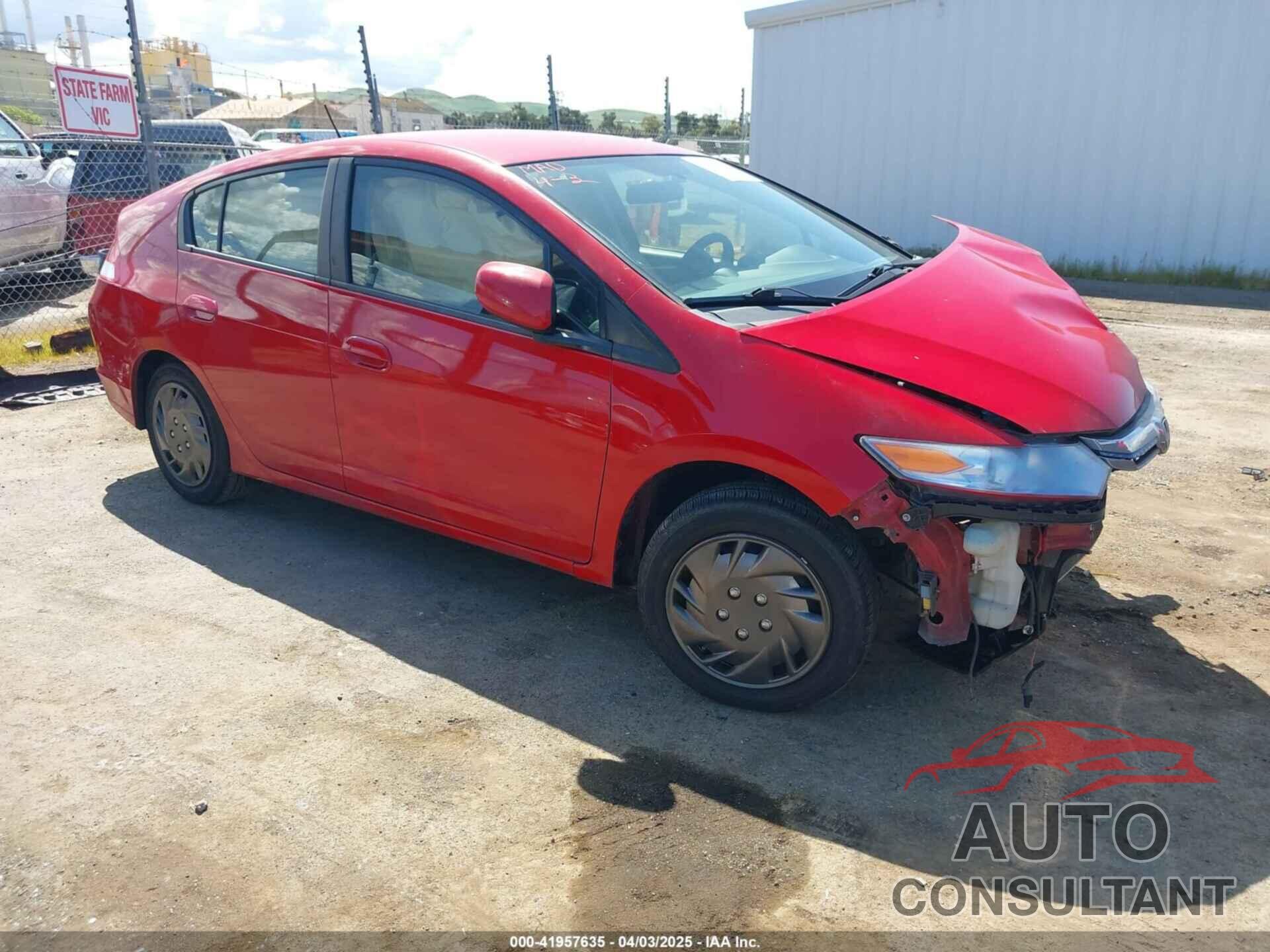 HONDA INSIGHT 2013 - JHMZE2H51DS001185