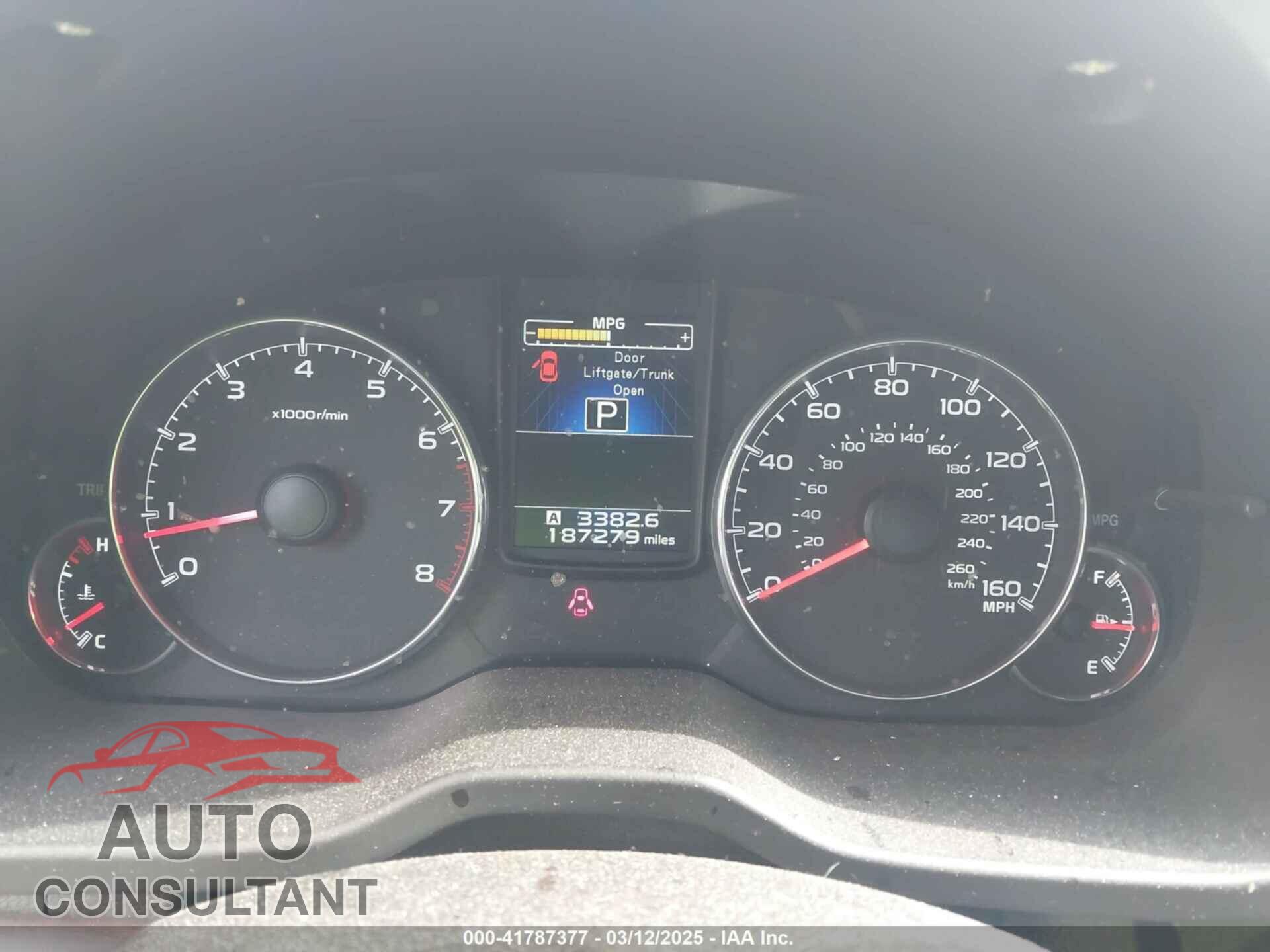 SUBARU OUTBACK 2013 - 4S4BRDSC9D2202032