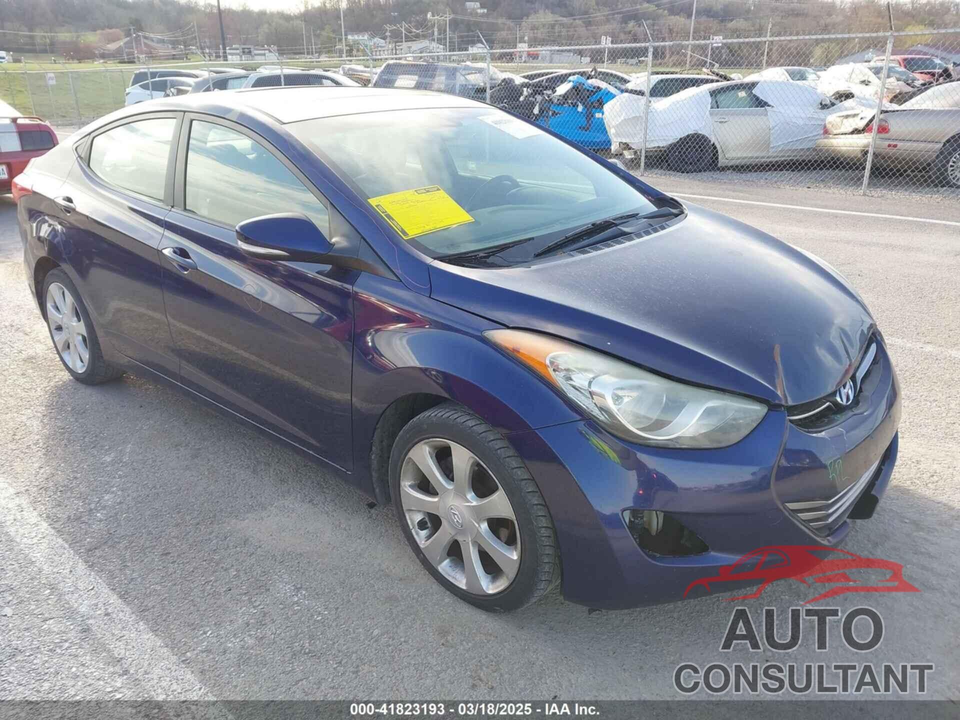 HYUNDAI ELANTRA 2012 - 5NPDH4AE7CH094753