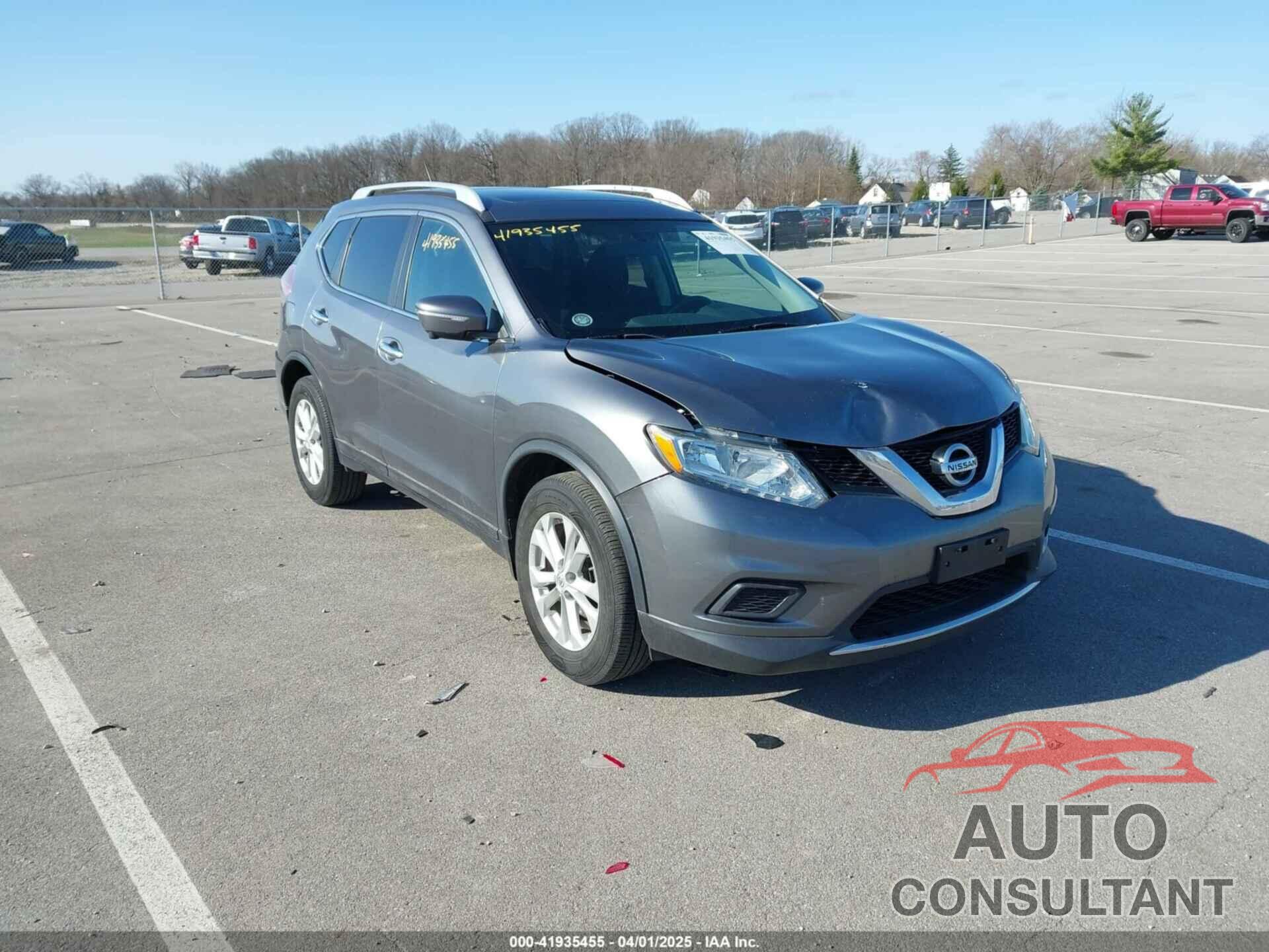 NISSAN ROGUE 2015 - 5N1AT2MT3FC882232
