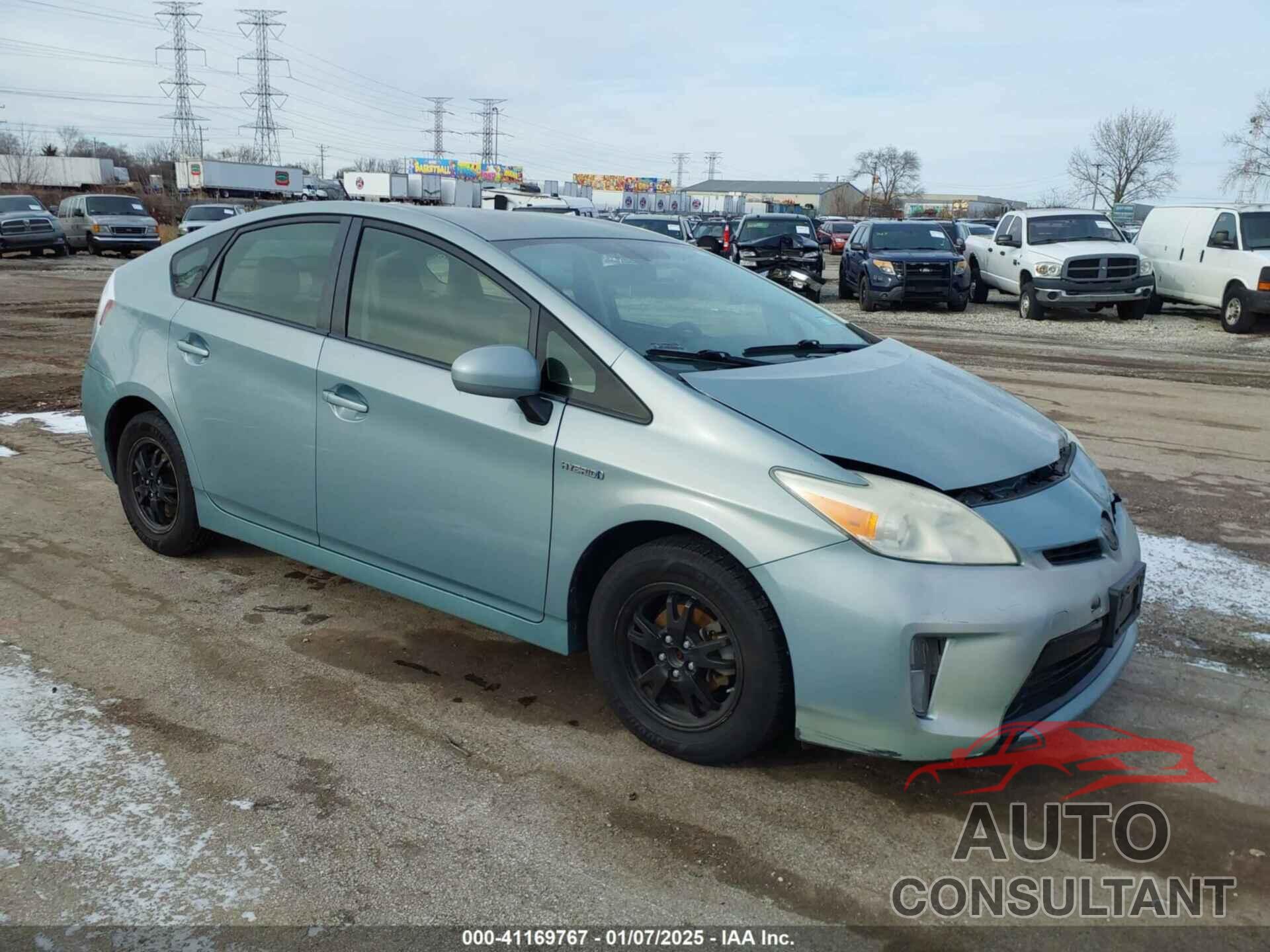 TOYOTA PRIUS 2012 - JTDKN3DU6C1529671