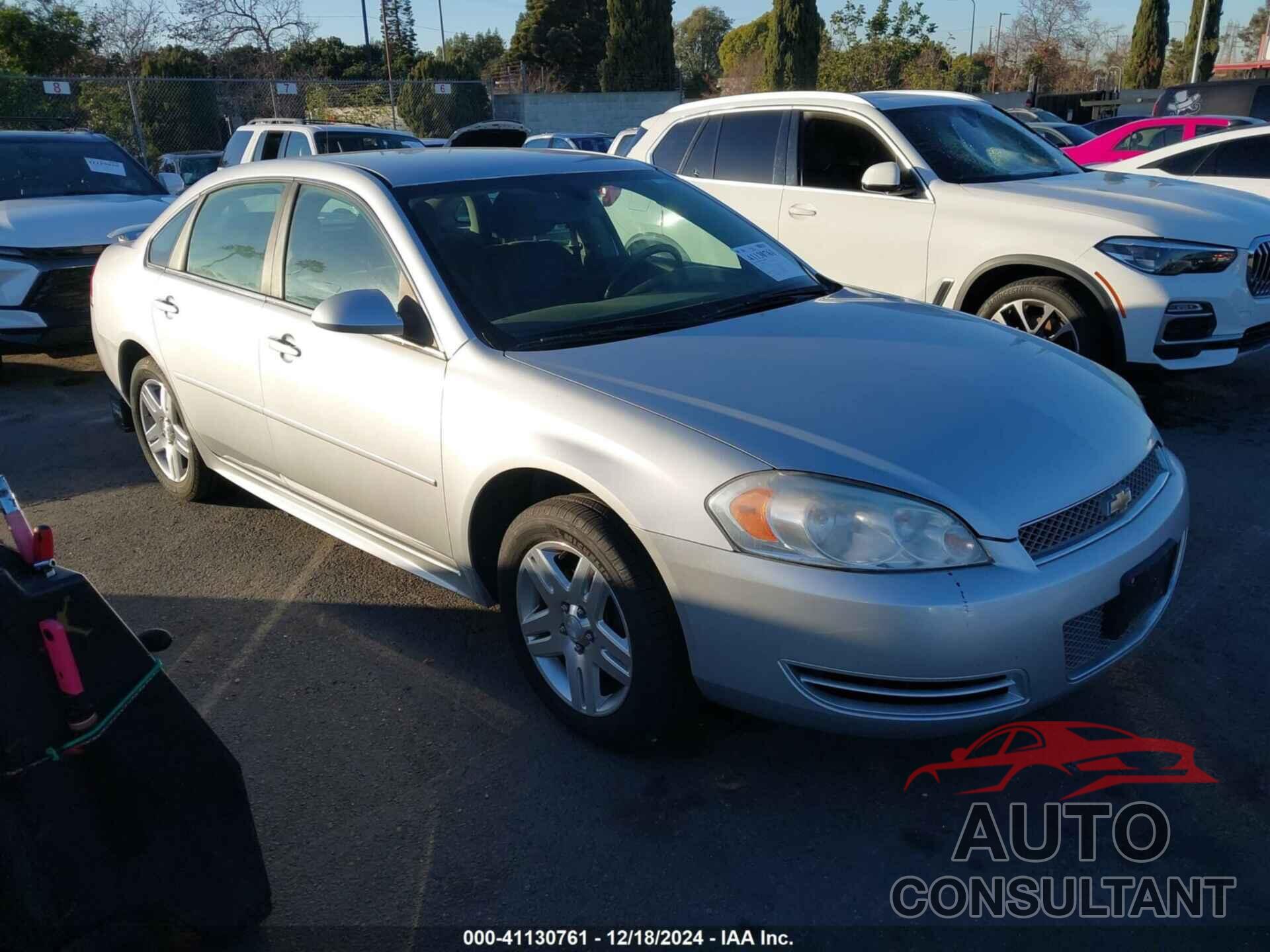 CHEVROLET IMPALA 2012 - 2G1WB5E39C1247345