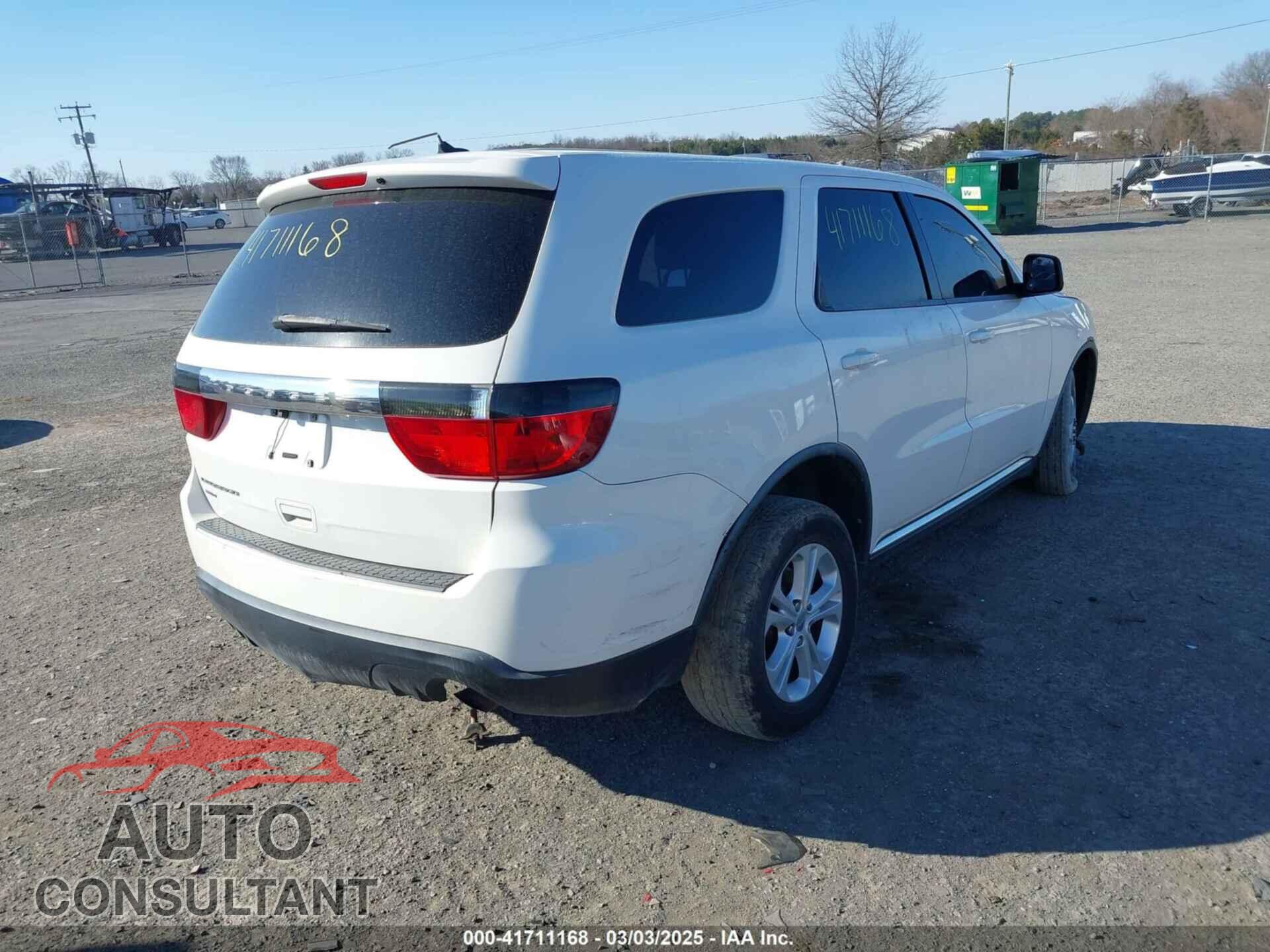 DODGE DURANGO 2012 - 1C4RDJAG6CC100782