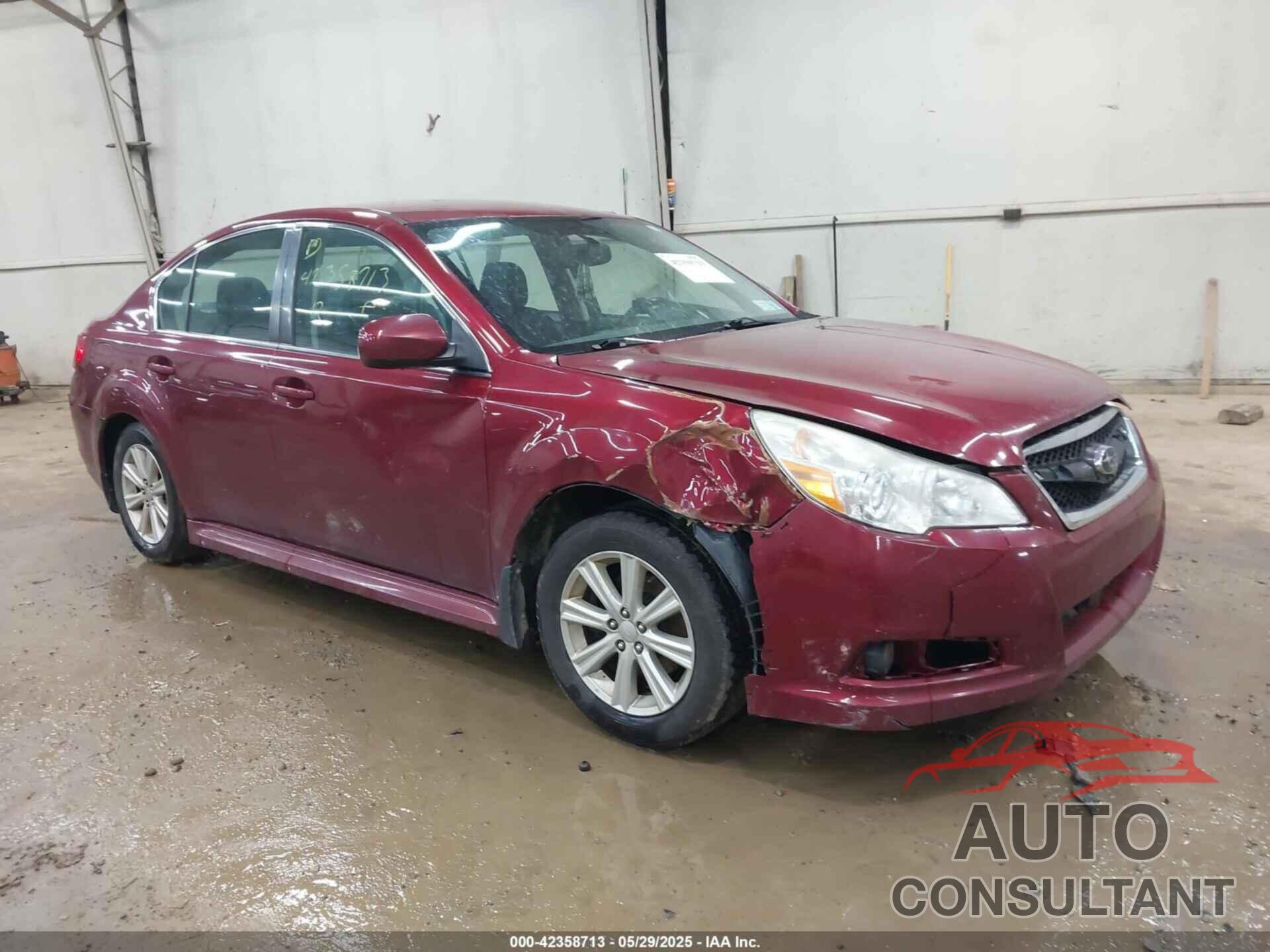 SUBARU LEGACY 2012 - 4S3BMBC60C3041725
