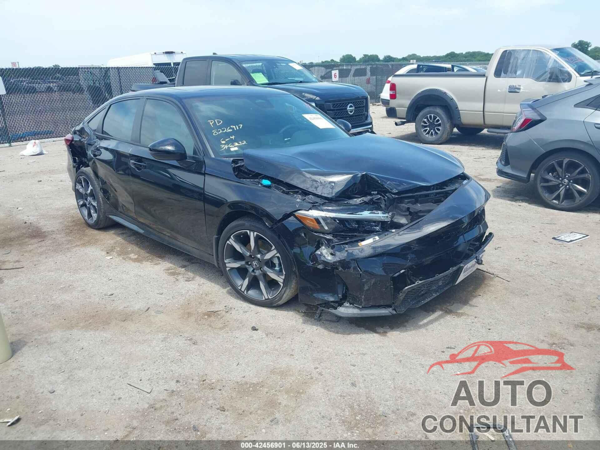 HONDA CIVIC HYBRID 2025 - 2HGFE4F89SH346242